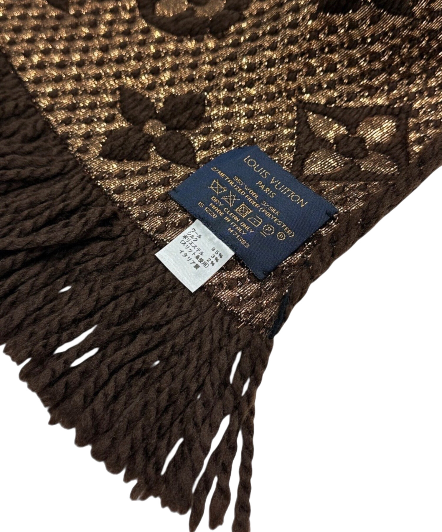 中古・古着通販】LOUIS VUITTON (ルイ ヴィトン) シルク混 エシャルプ