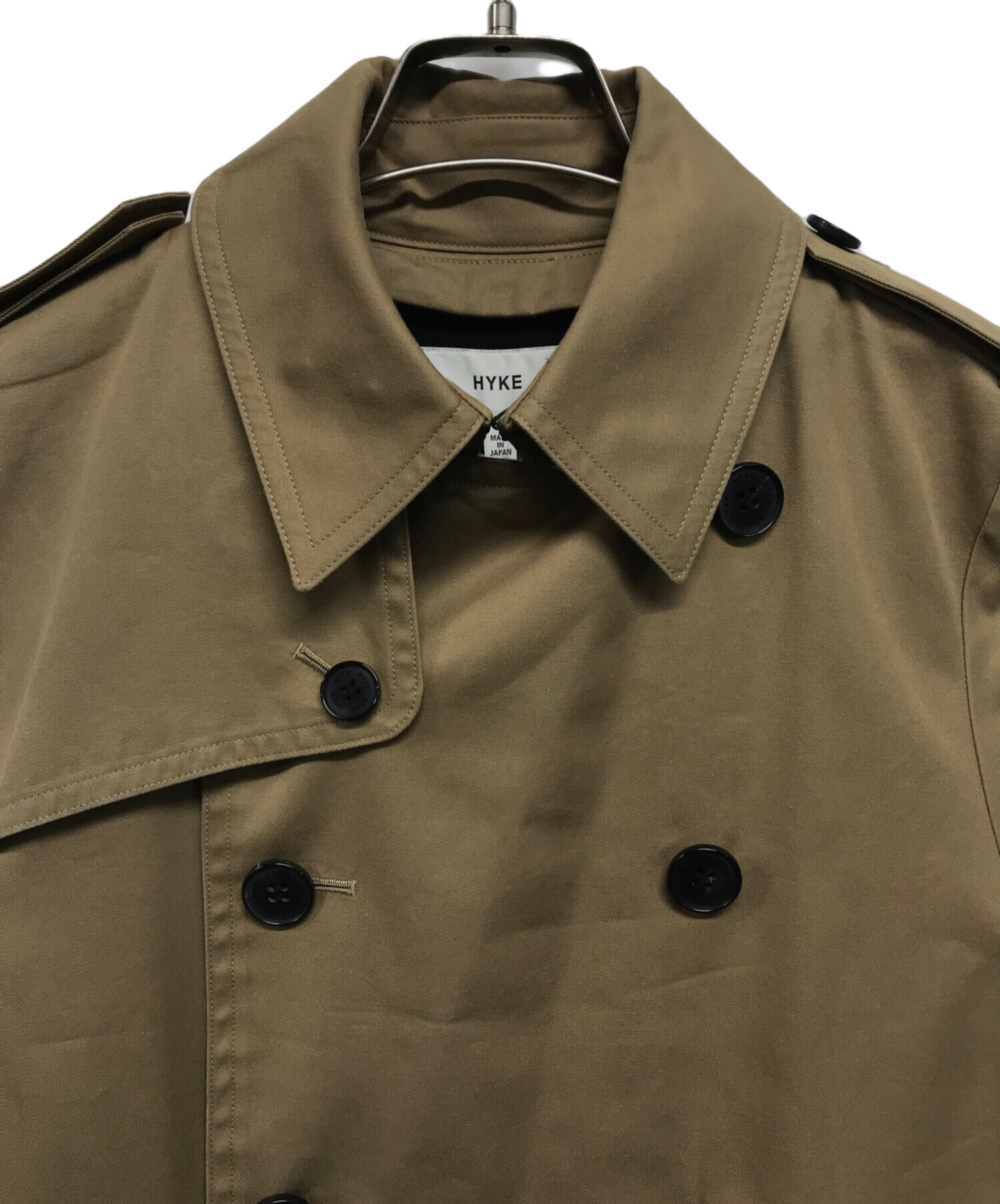 中古・古着通販】HYKE (ハイク) トレンチコート ベージュ サイズ:SIZE