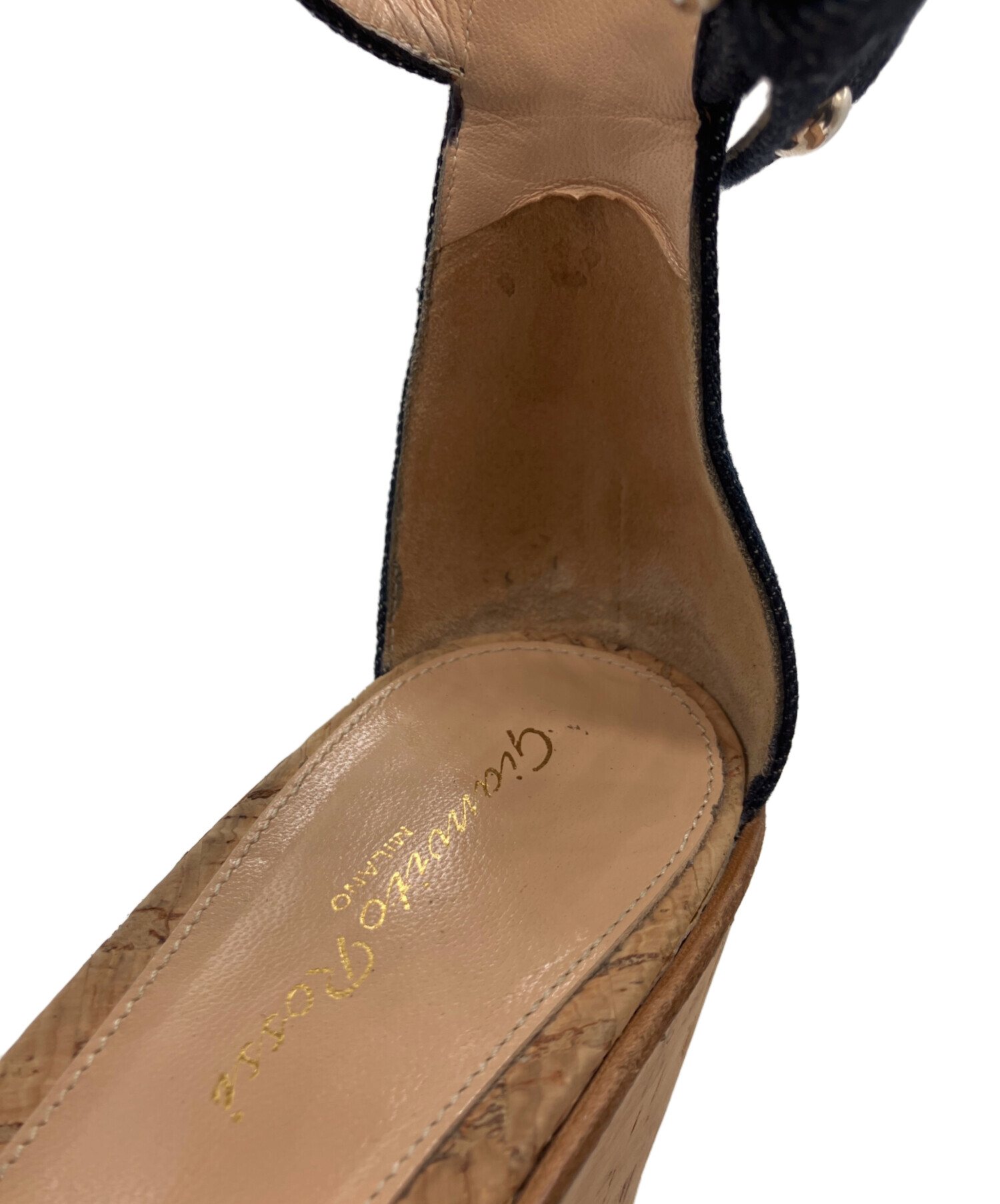 Gianvito Rossi ベージュアンクルストラップサンダル 36 中古・古着通販】Gianvito Rossi (ジャンヴィト ロッシ) Gianvito