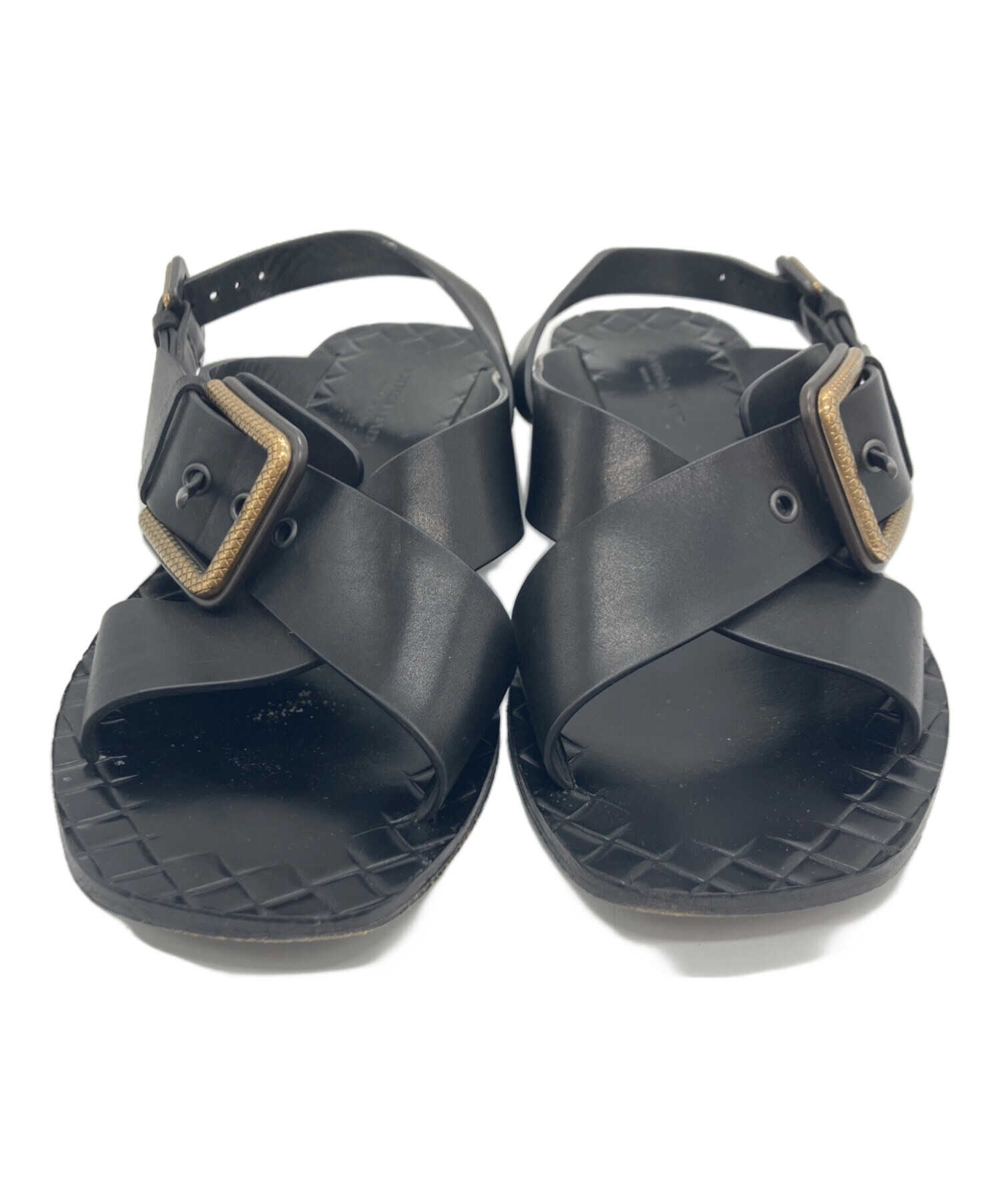 中古・古着通販】BOTTEGA VENETA (ボッテガベネタ) サンダル ブラック