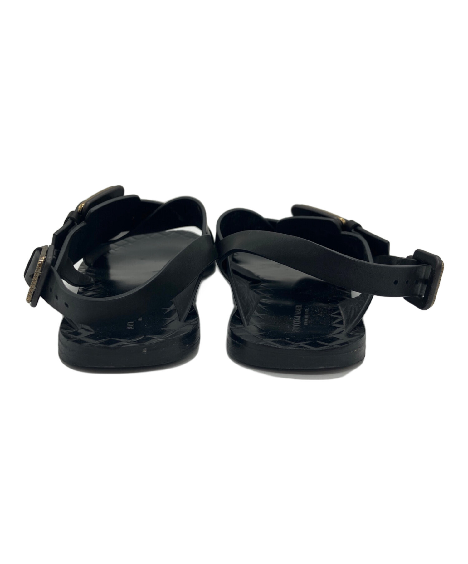 中古・古着通販】BOTTEGA VENETA (ボッテガベネタ) サンダル ブラック