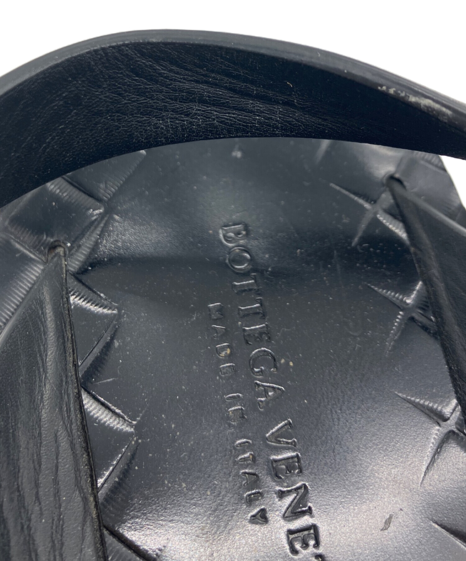 中古・古着通販】BOTTEGA VENETA (ボッテガベネタ) サンダル ブラック