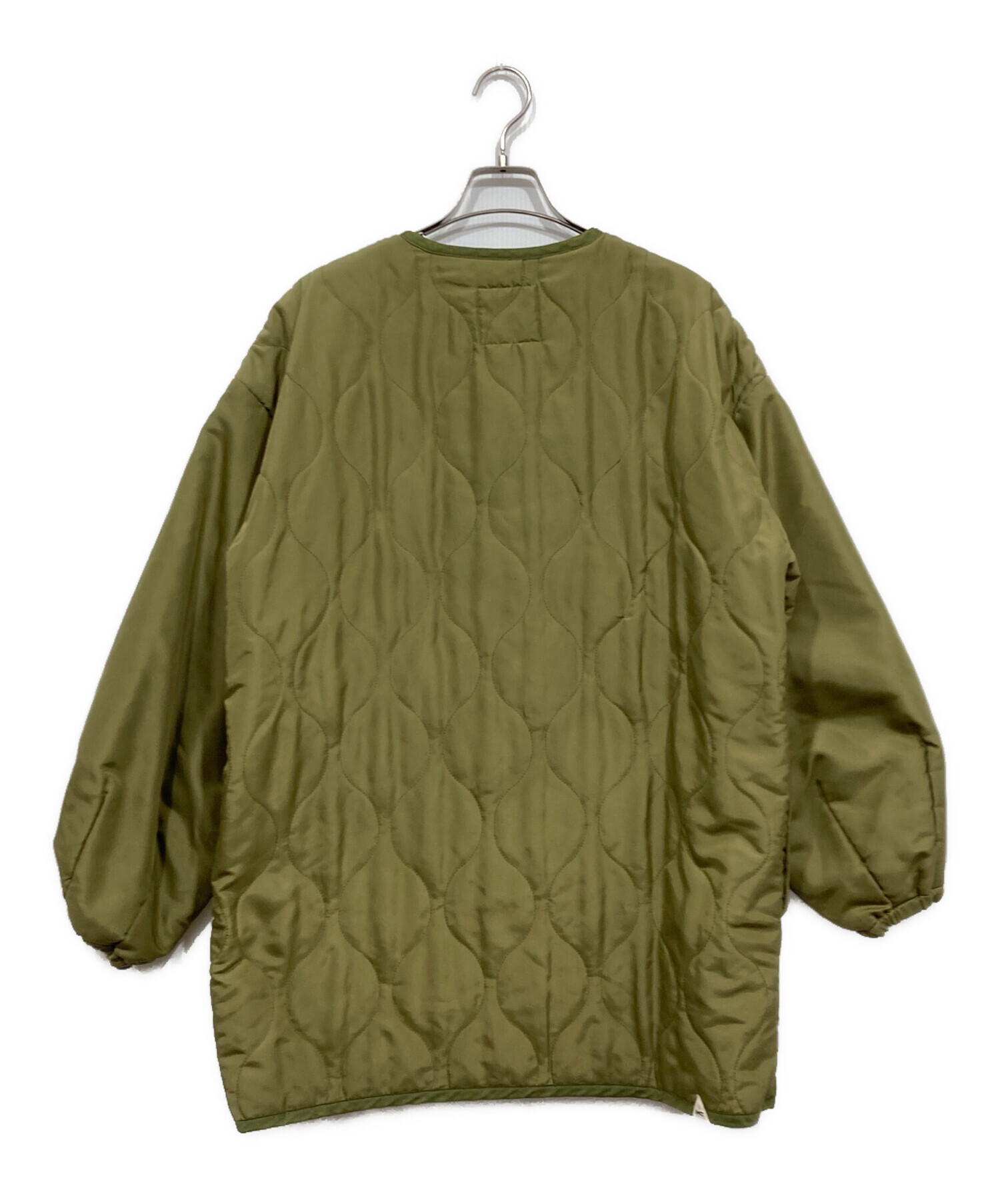 中古・古着通販】Denham (デンハム) キルティングコート オリーブ 