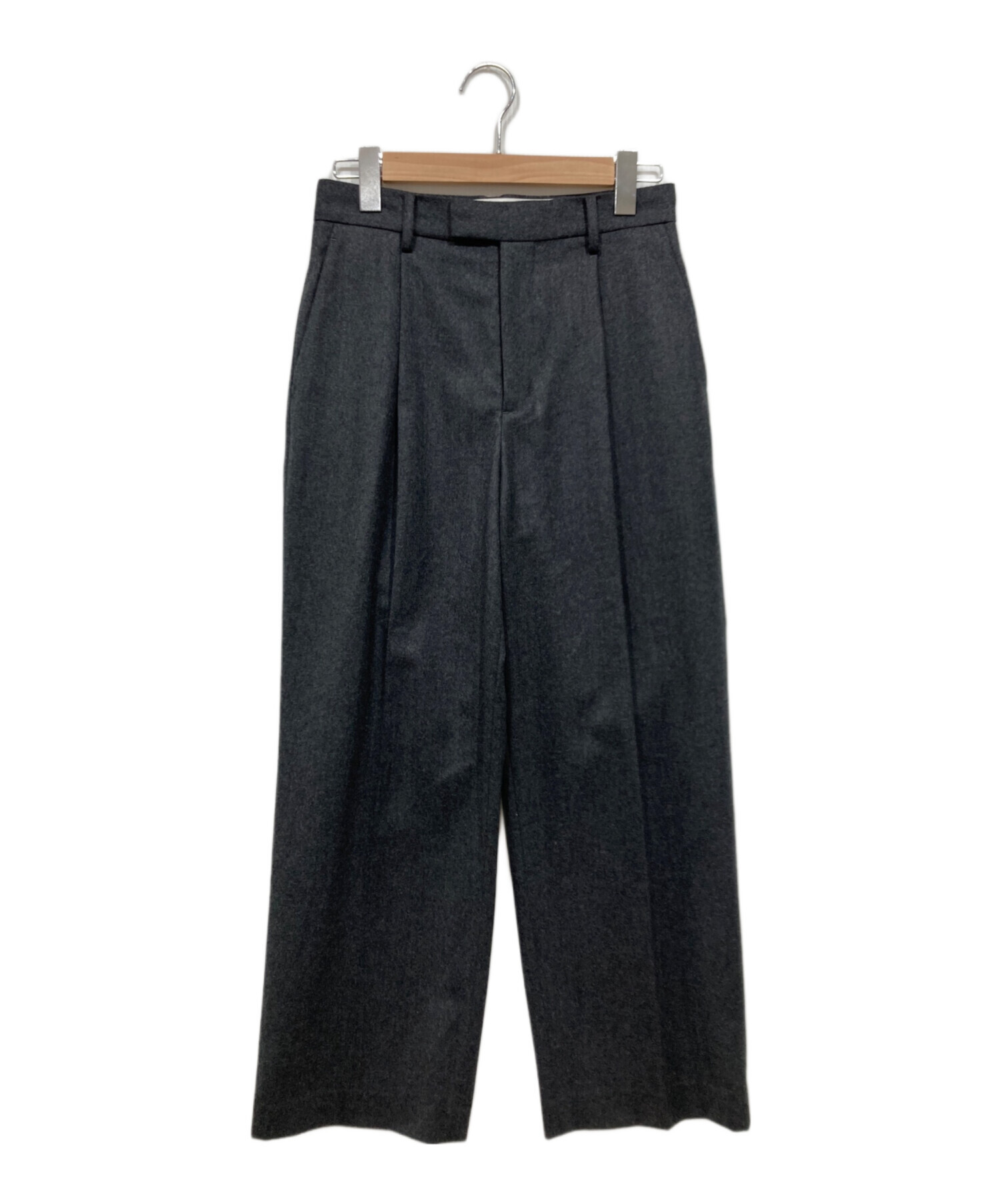 中古・古着通販】CALMER (カルメール) CANONICO ワイドパンツ グレー 