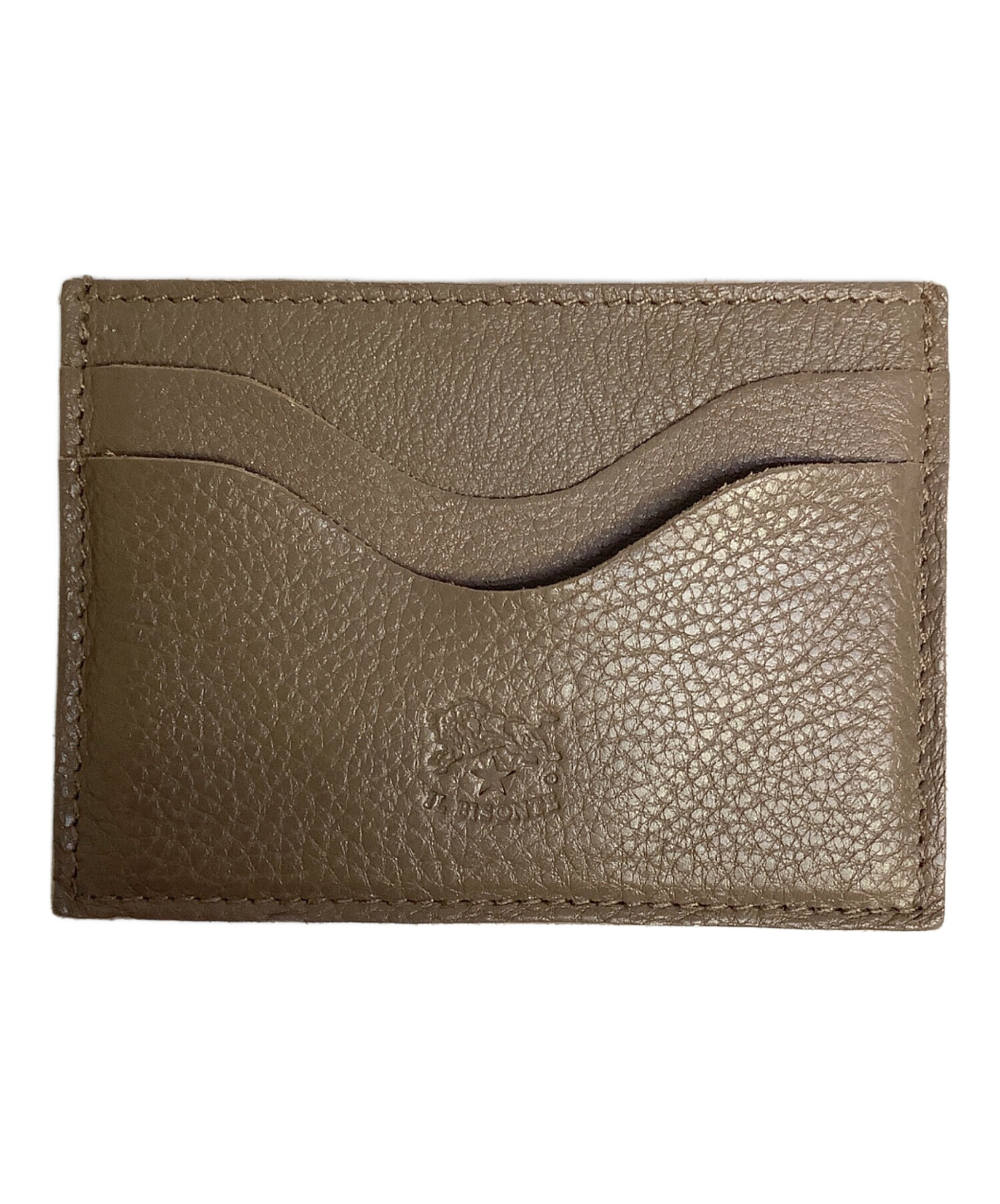 中古・古着通販】IL BISONTE (イル ビゾンテ) カードケース ベージュ