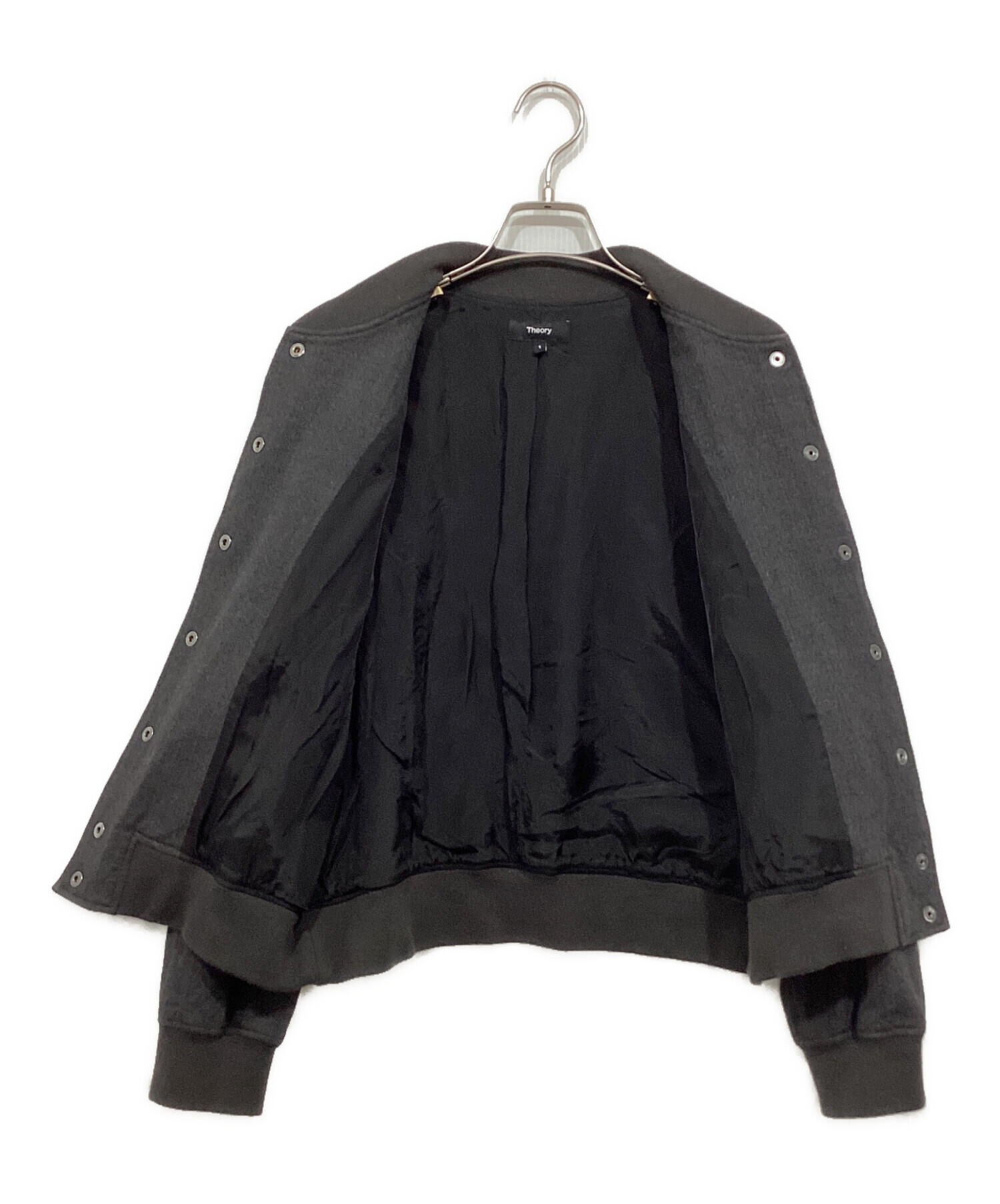 theoryセオリーSleek Saxony Varsityジャケット新品タグ付 中古・古着通販】theory (セオリー) Sleek Saxony Varsity グレー