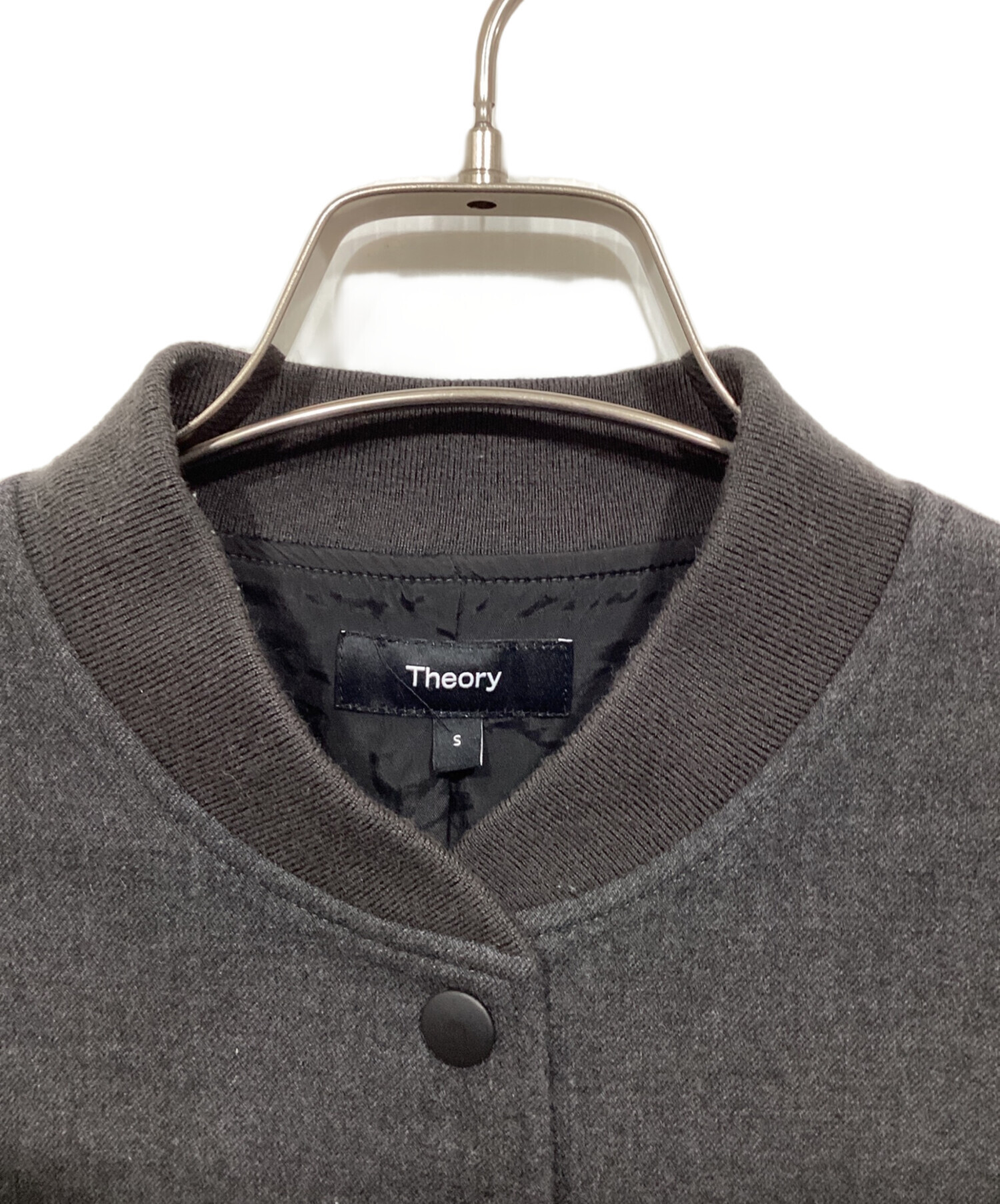 中古・古着通販】theory (セオリー) Sleek Saxony Varsity グレー