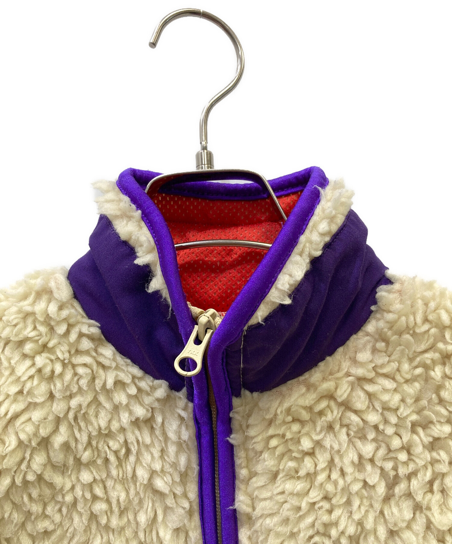 Ballsey ボールジー カーディガン F アイボリーxオレンジx紫等(総柄) 【古着】【中古】 Ballsey - Ballsey ボールジー カーディガン S 紺 【古着】【中古