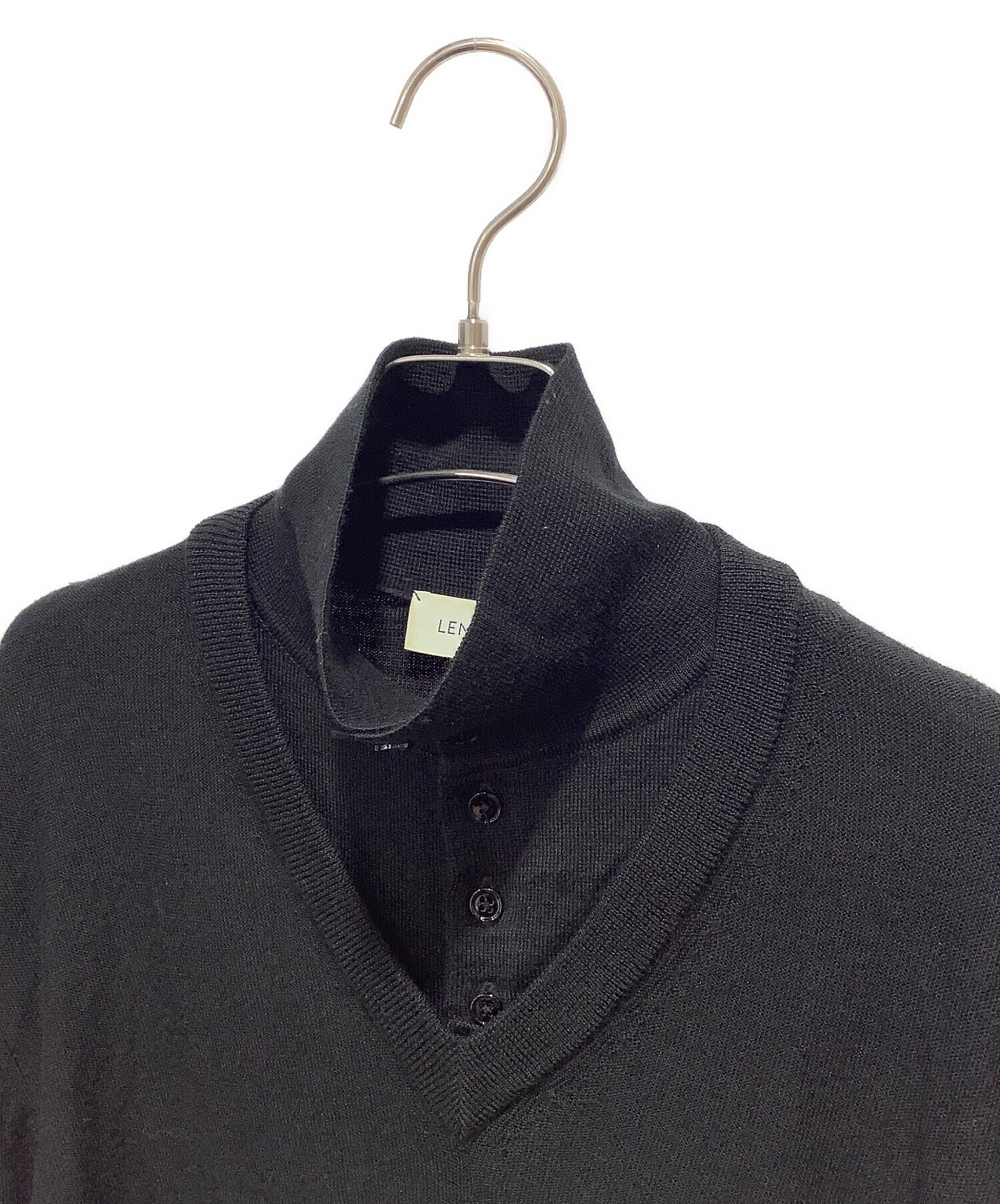 中古・古着通販】LEMAIRE (ルメール) TROMPE L'OEIL POLO SHIRT MERINO