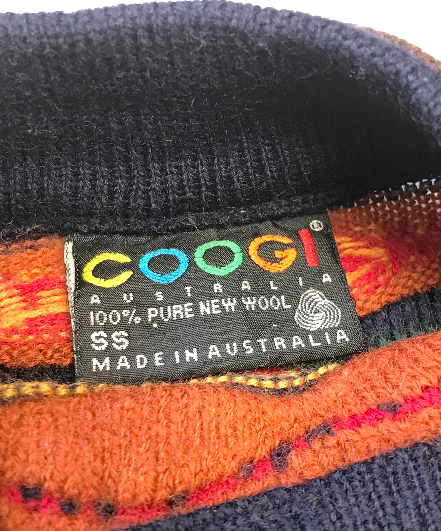 【クージー】3Dニット　セーター XLサイズ　マルチカラー クージー】3Dニット セーター XLサイズ マルチカラー 極美品✨COOGI