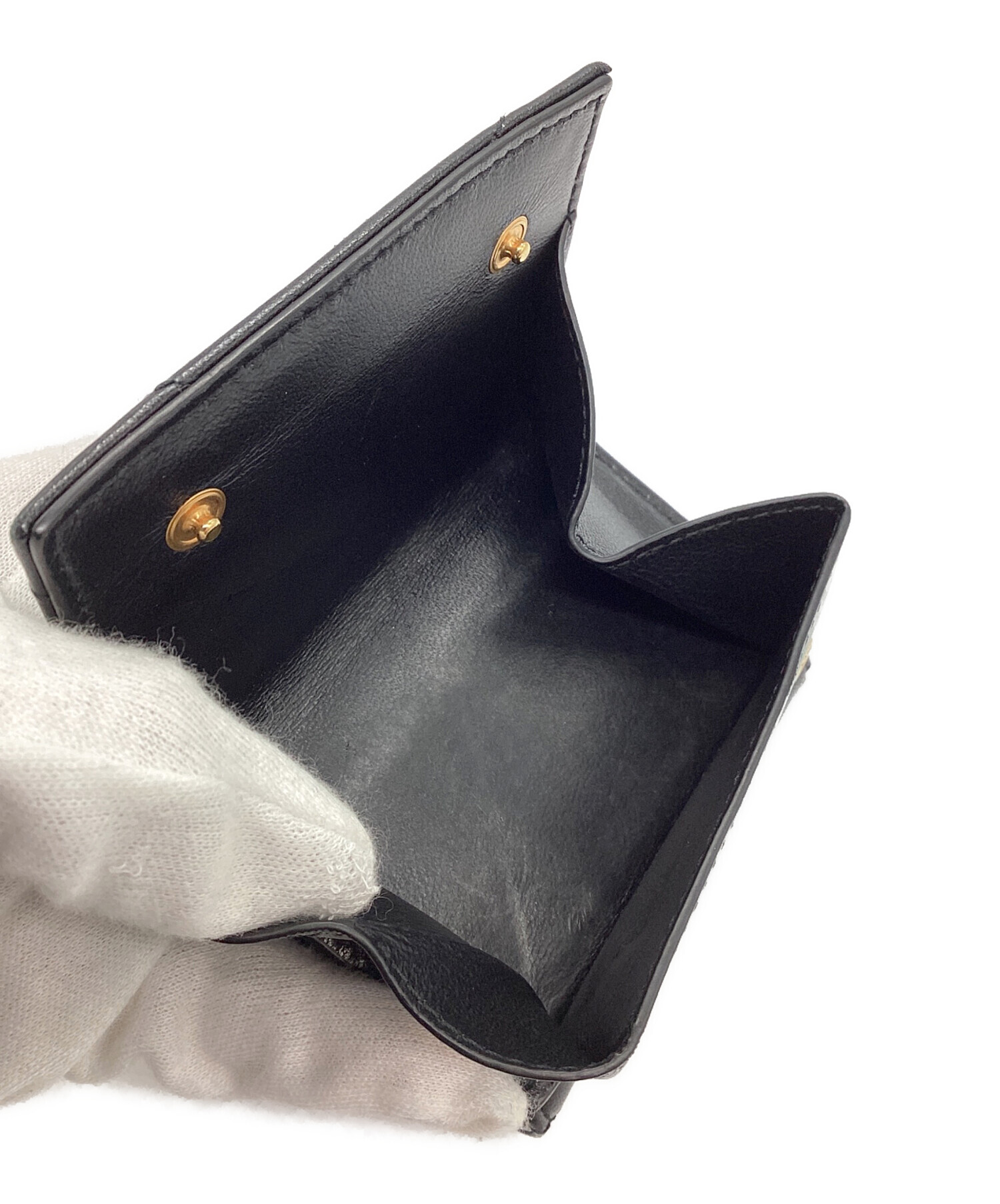中古・古着通販】Saint Laurent Paris (サンローランパリ) 3つ折り財布