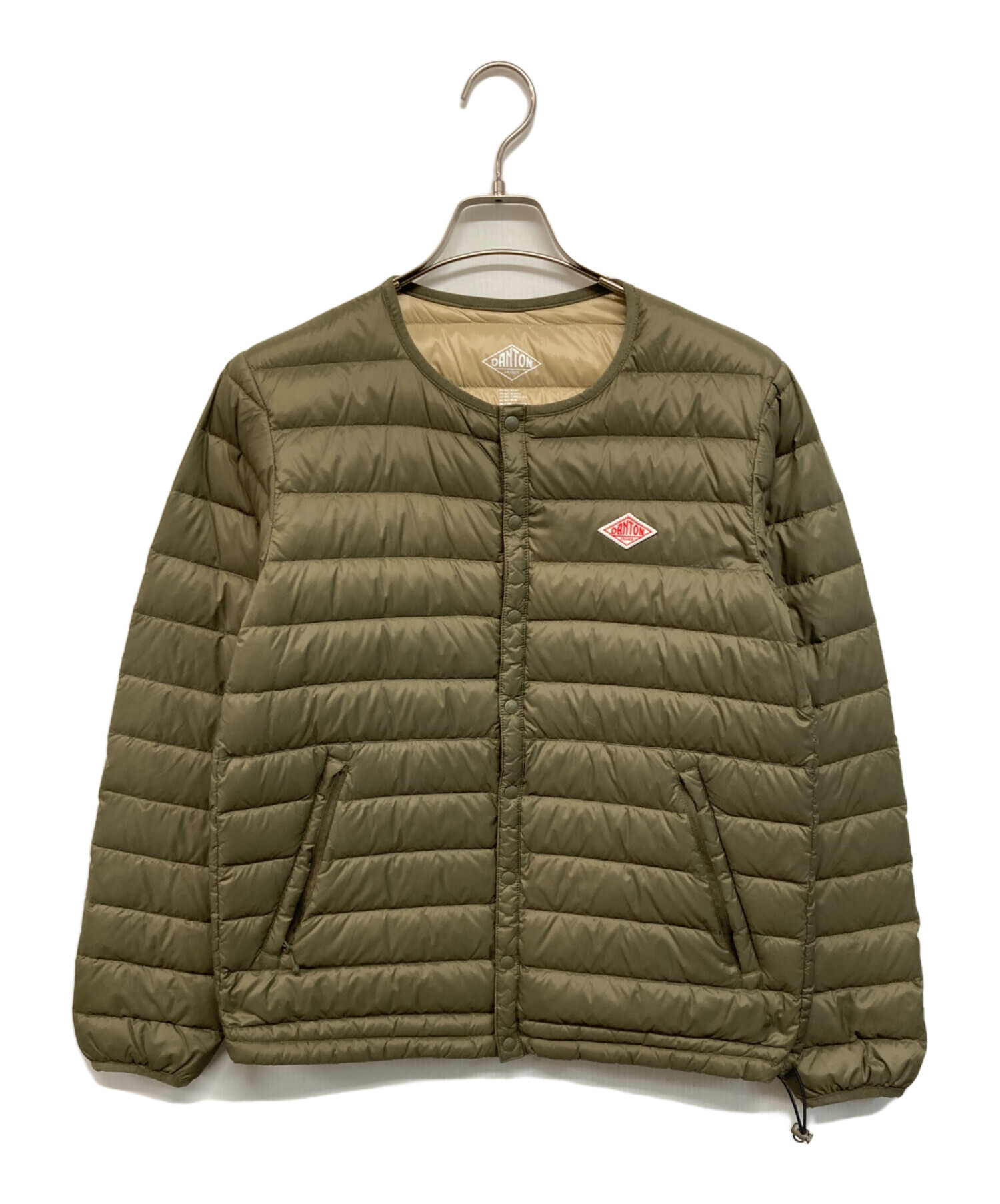 中古・古着通販】DANTON (ダントン) インナーダウンジャケット カーキ
