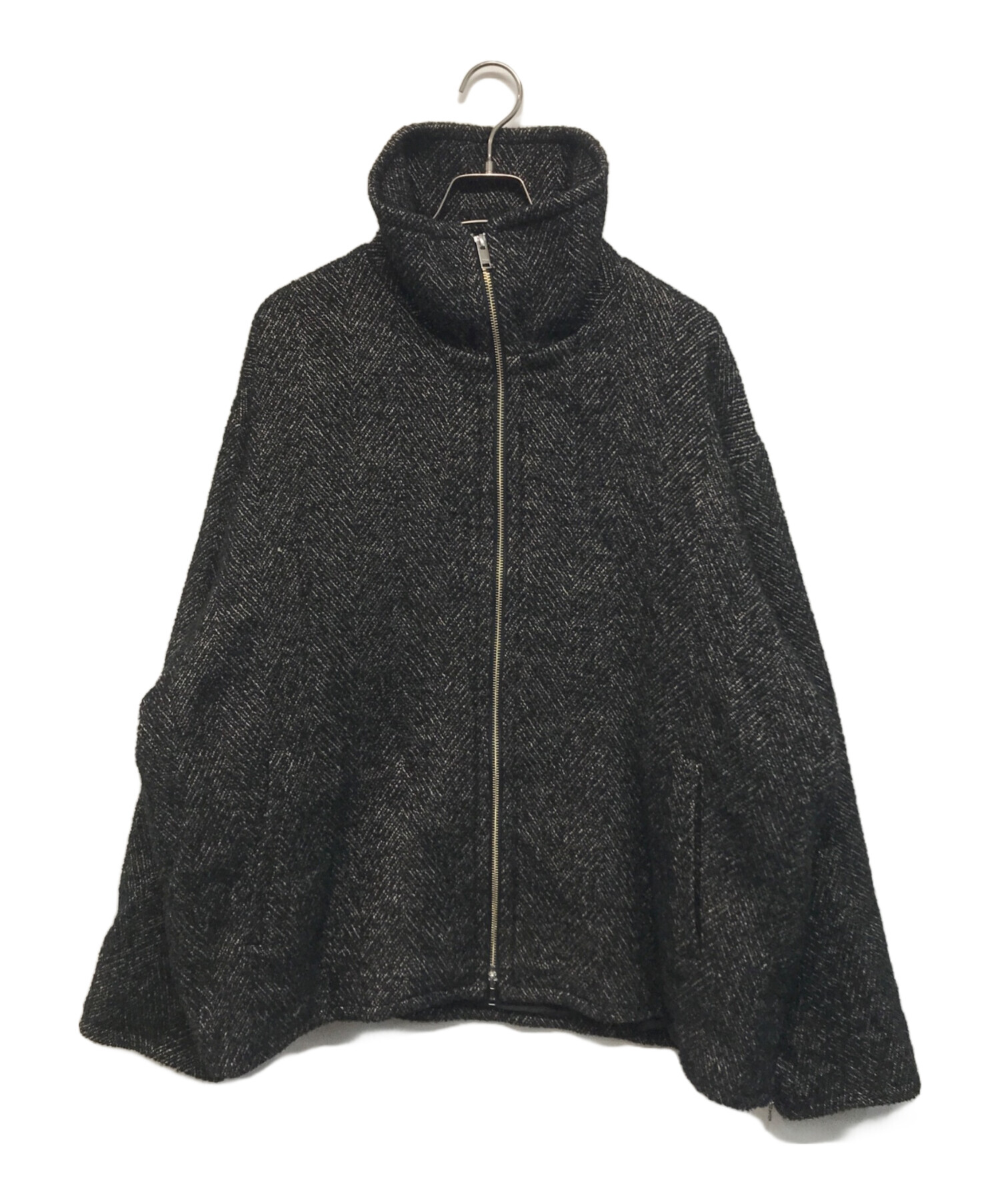 中古・古着通販】YOKE (ヨーク) TWEED STAND COLLAR ZIP BLOUSON