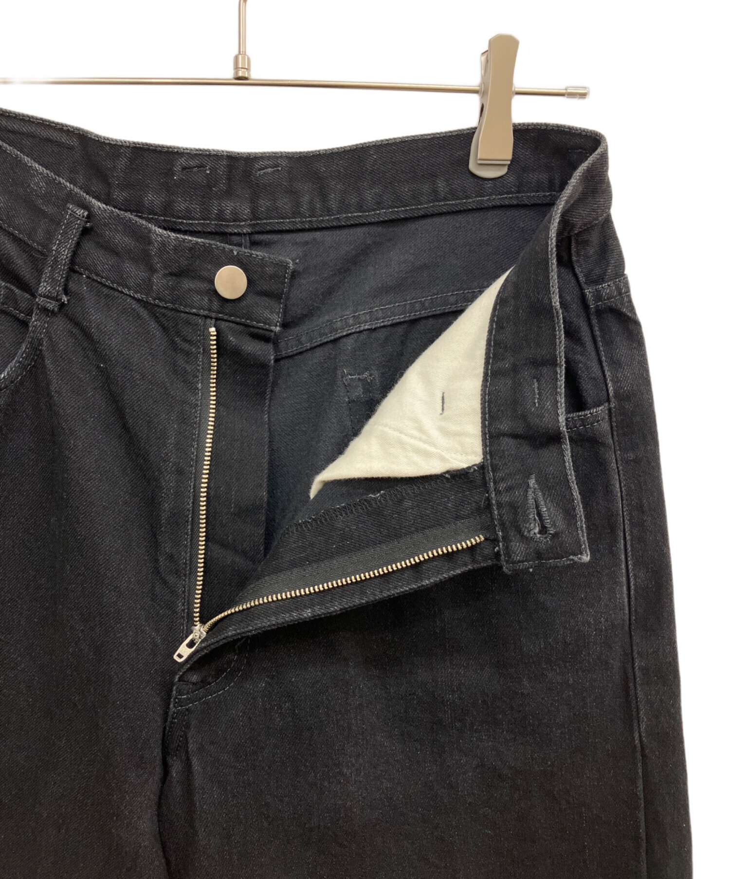 中古・古着通販】NAKEDGAUGE (ネイキッドゲージ) ONE WASH BLACK DENIM