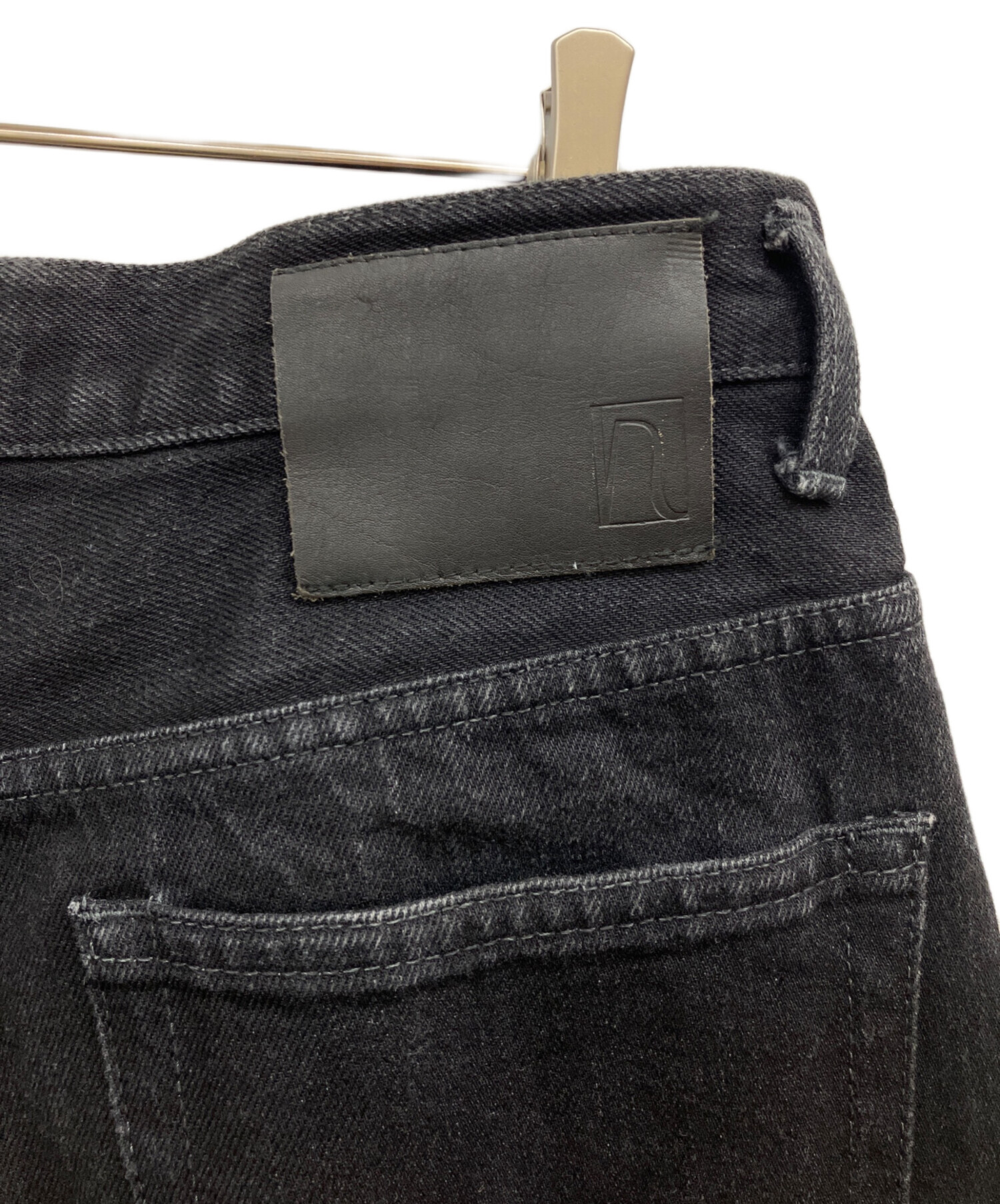 中古・古着通販】NAKEDGAUGE (ネイキッドゲージ) ONE WASH BLACK DENIM 