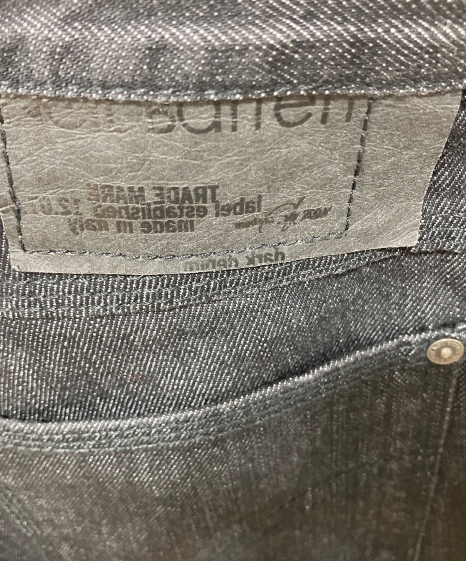 中古・古着通販】NEIL BARRETT (ニールバレット) シルバーペイント