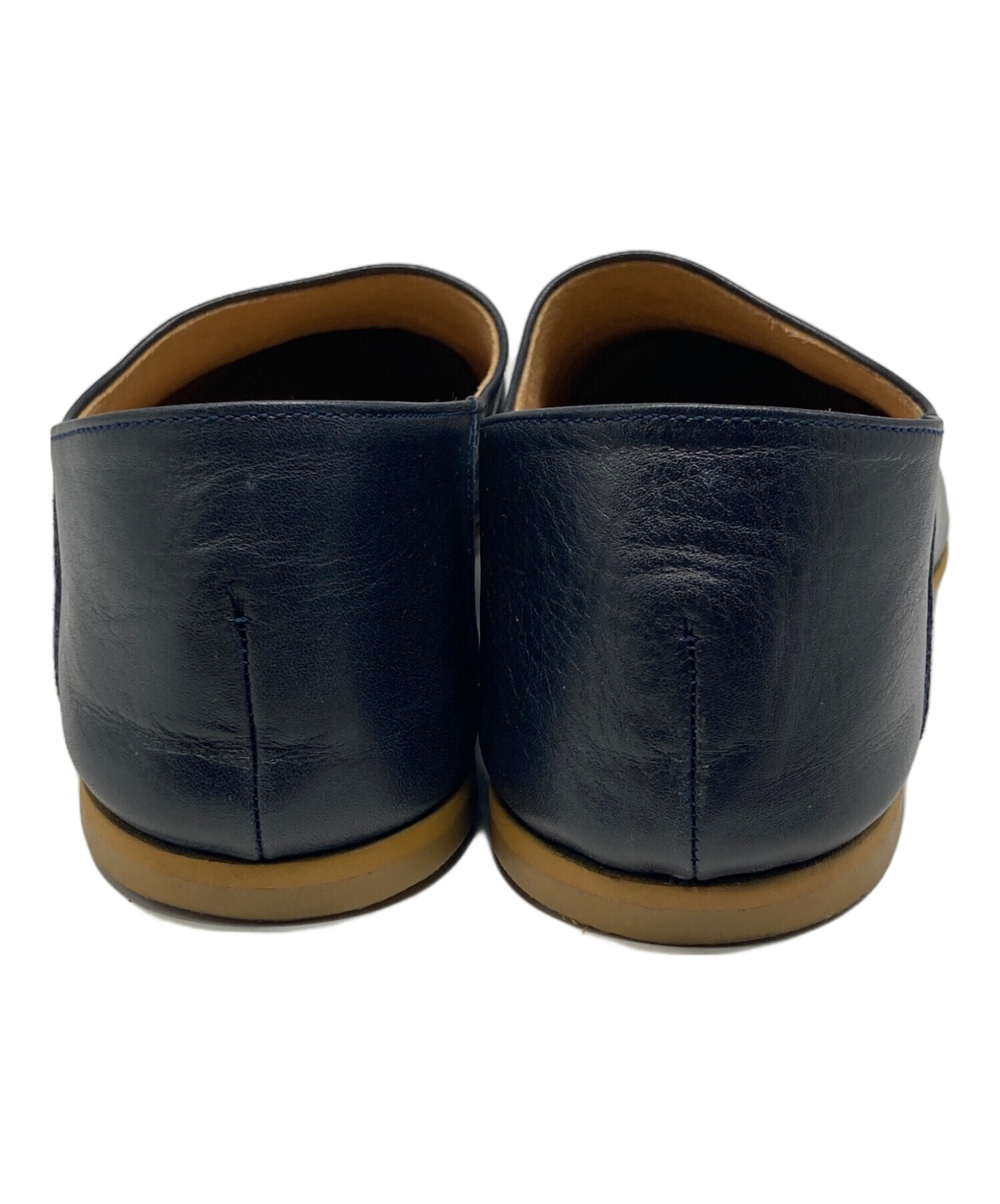 que shoes プレーン　ブラック 中古・古着通販】que (キュー) スリッポン plain ブラック サイズ:M