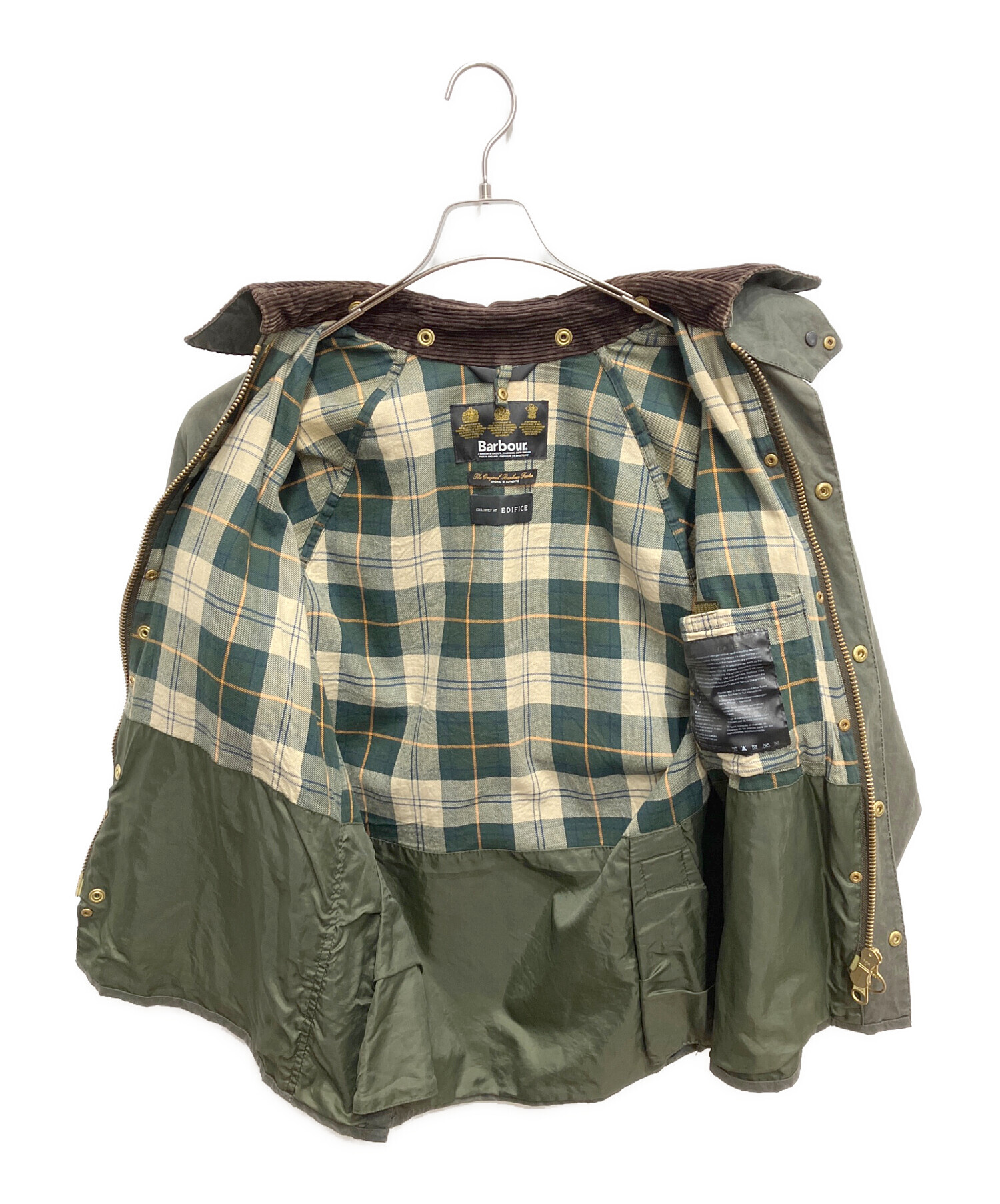 【新品未使用・タグ付き】EDIFICE Barbour 別注38サイズ 中古・古着通販】Barbour (バブアー) EDIFICE (エディフィス) BEDALE