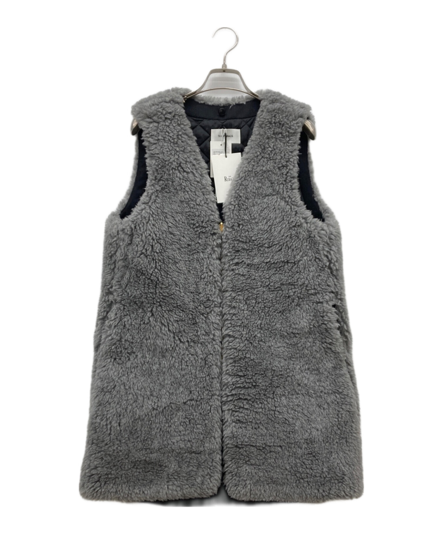 中古・古着通販】THE RERACS (ザ リラクス) ボアフリースベスト グレー