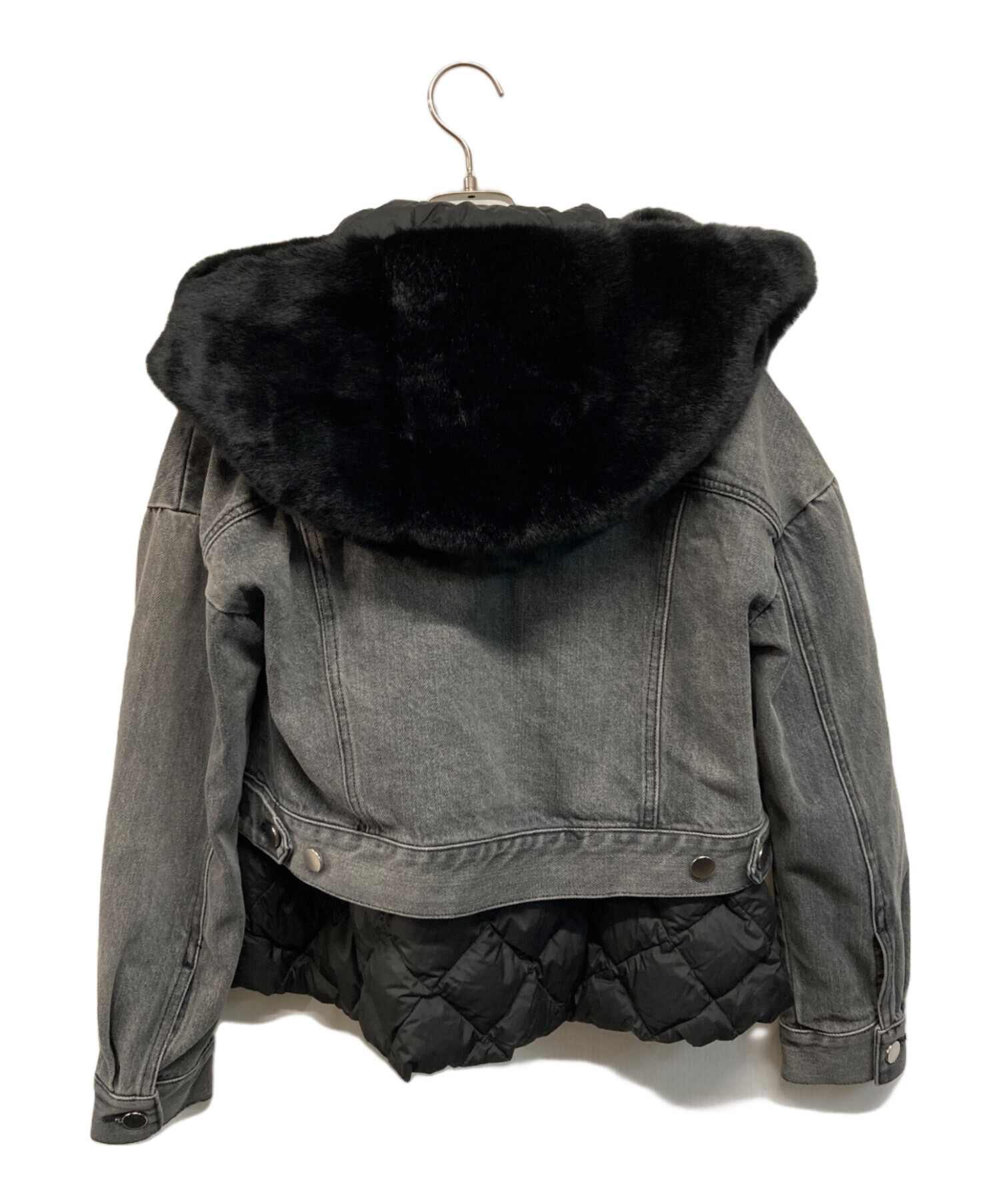 中古・古着通販】Diagram (ダイアグラム) エコファーデニムコンビ