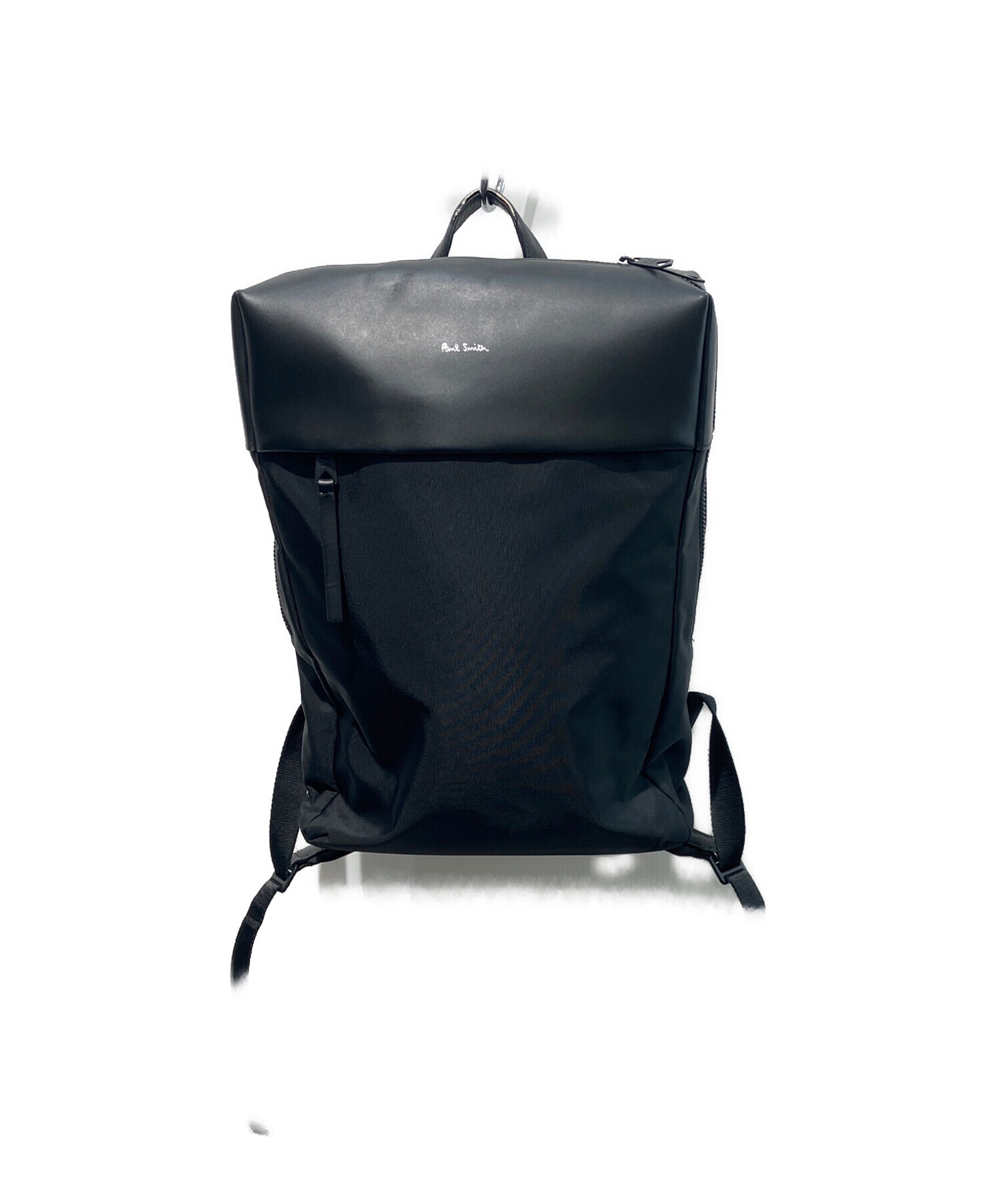 未使用品　ポールスミス　レザーリュック　ブラック　A4対応 中古・古着通販】Paul Smith (ポールスミス) リュック ブラック