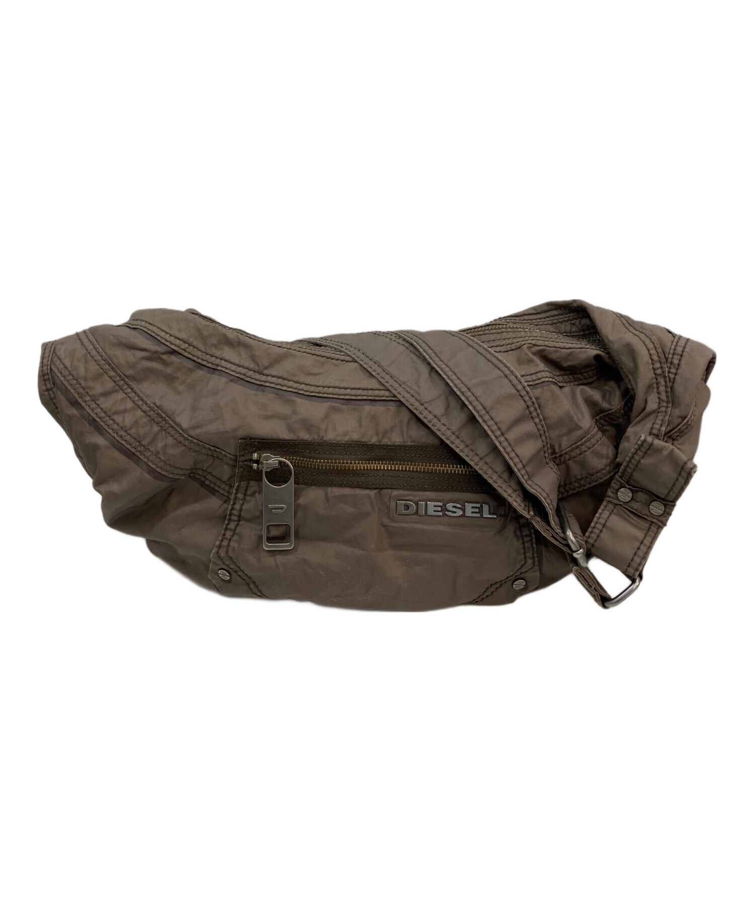 バッグ DIESEL grunge croissant sholder bag 中古・古着通販】DIESEL (ディーゼル) grunge croissant sholder bag