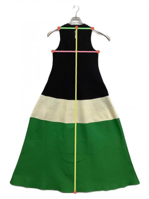 中古・古着通販】OMMO (オーエムエムオー) TENT LINE BLOCKING KNIT OP