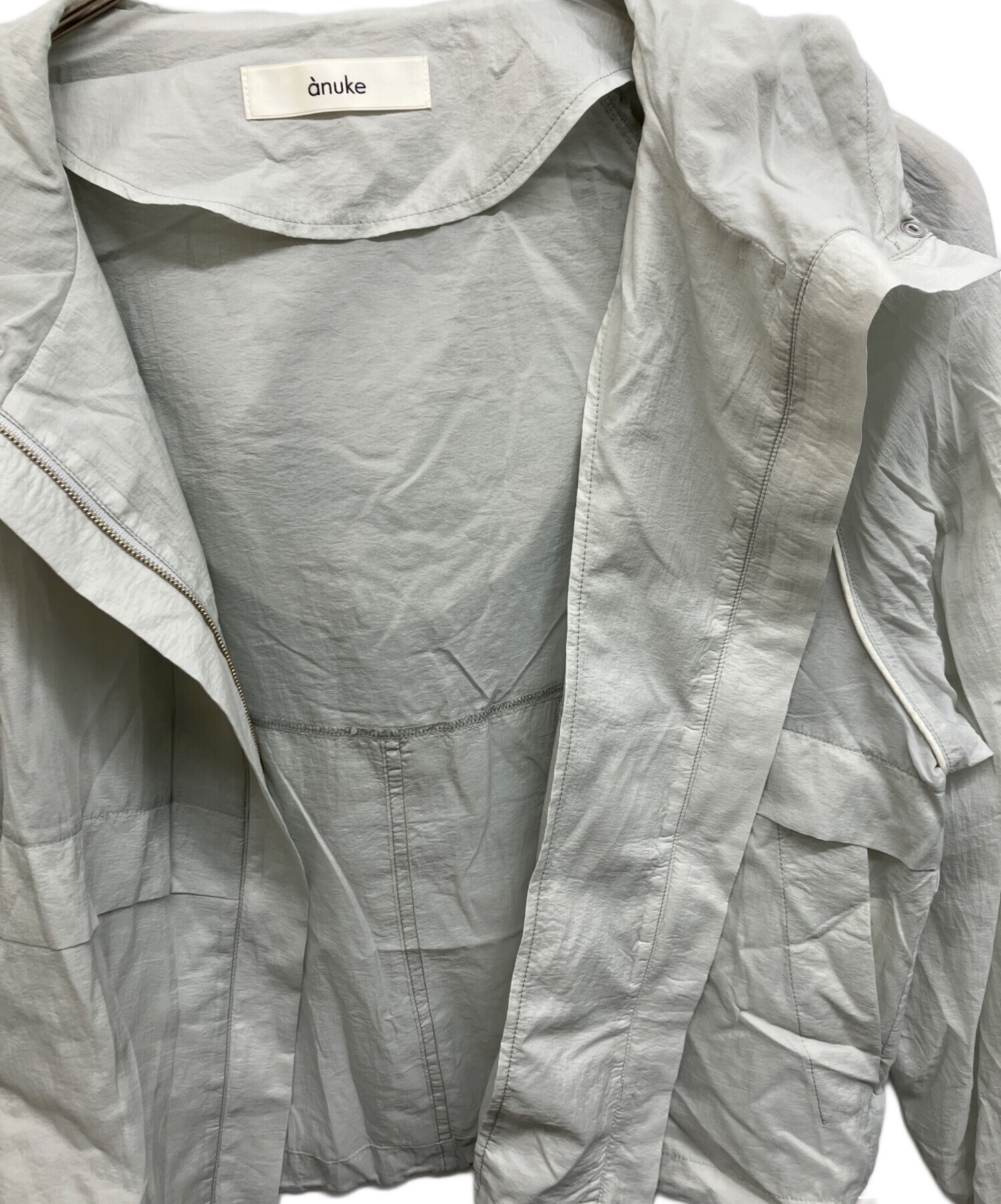 ジャケット・アウター anuke / Nylon Light Blouson I/BLU 36 anuke（アンヌーク） (アンヌーク）Nylon Light Blouson 予約4月中旬