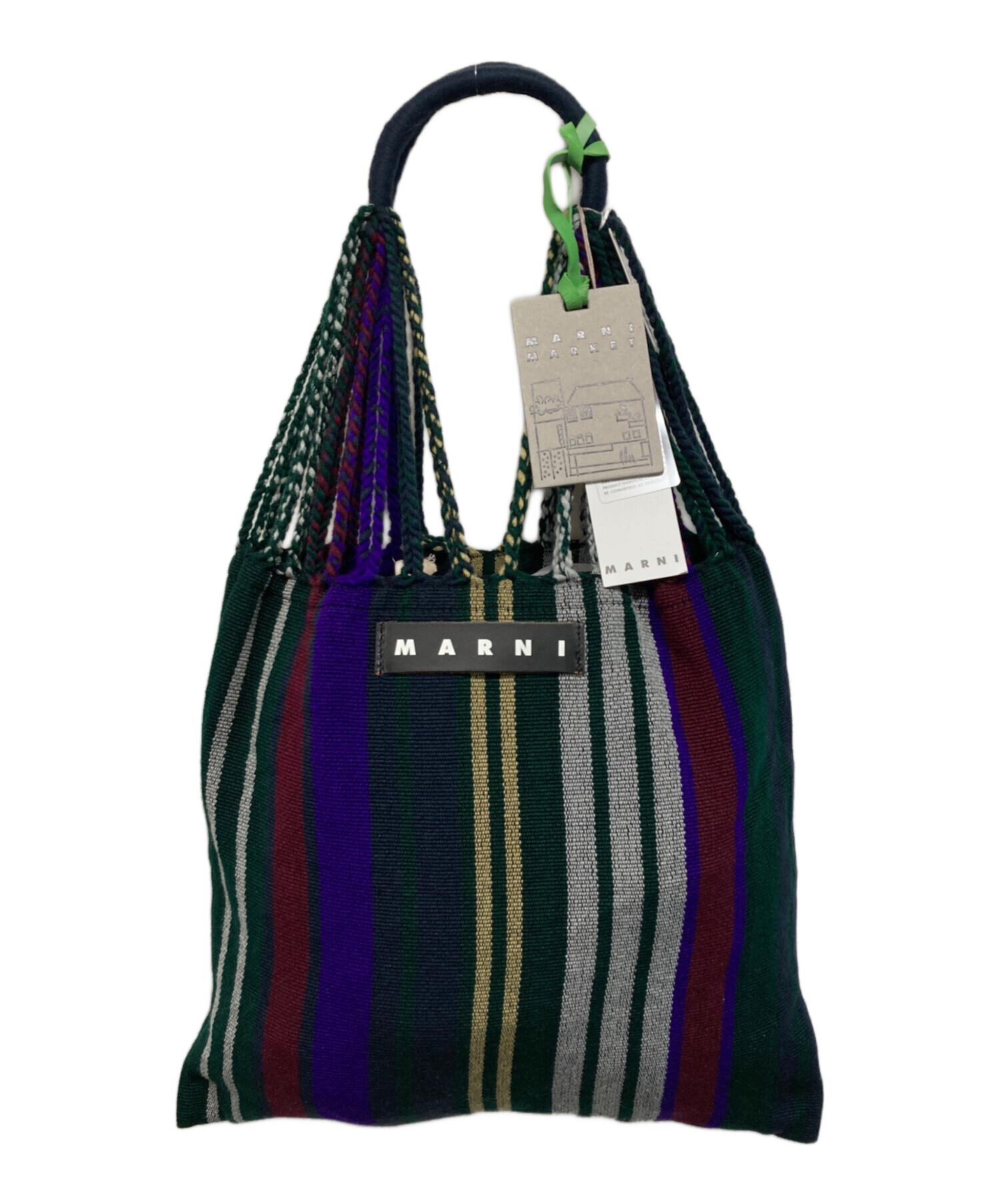 中古・古着通販】MARNI (マルニ) マーケットハンモックバッグ グリーン