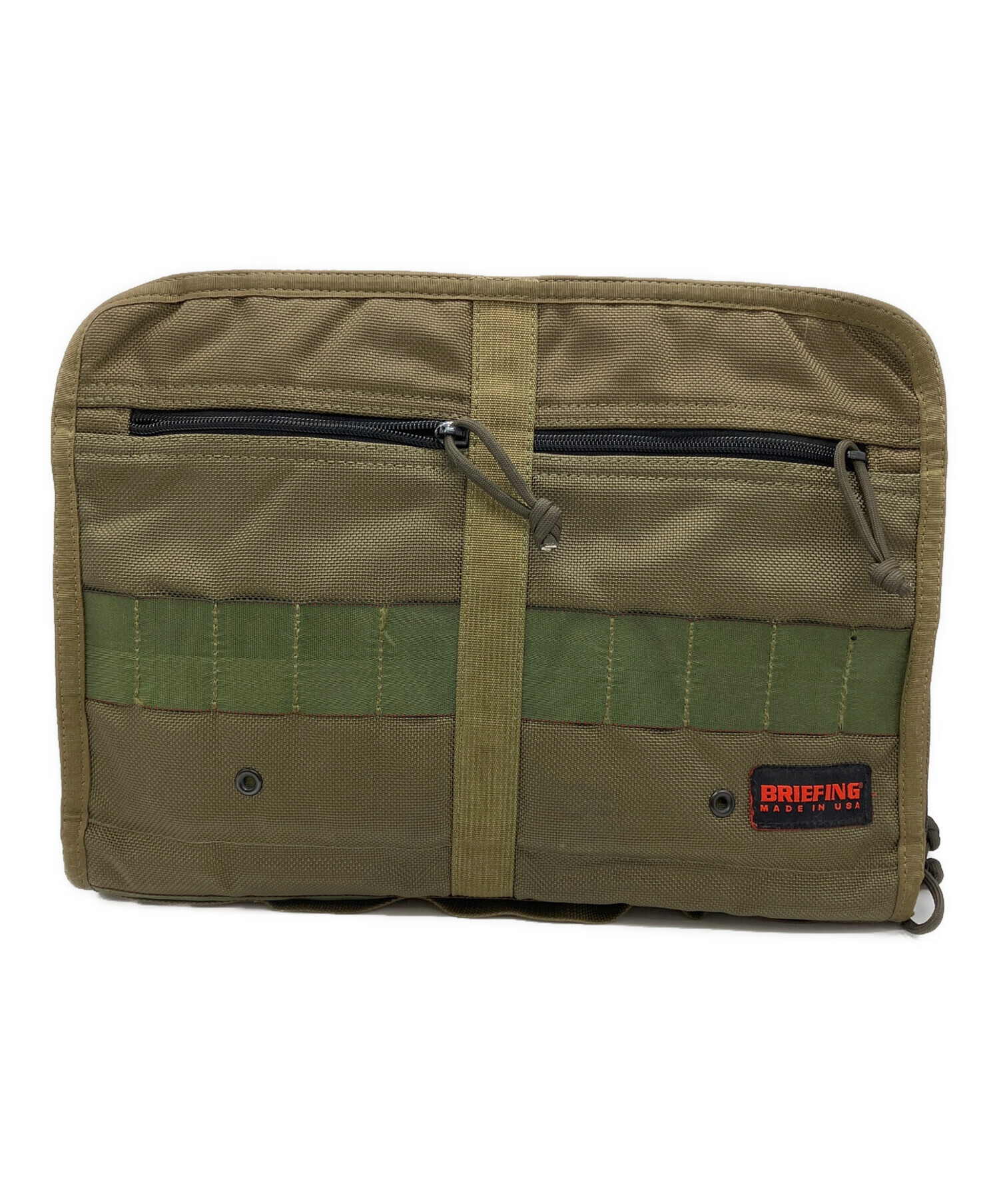 中古・古着通販】BRIEFING (ブリーフィング) クラッチバッグ カーキ