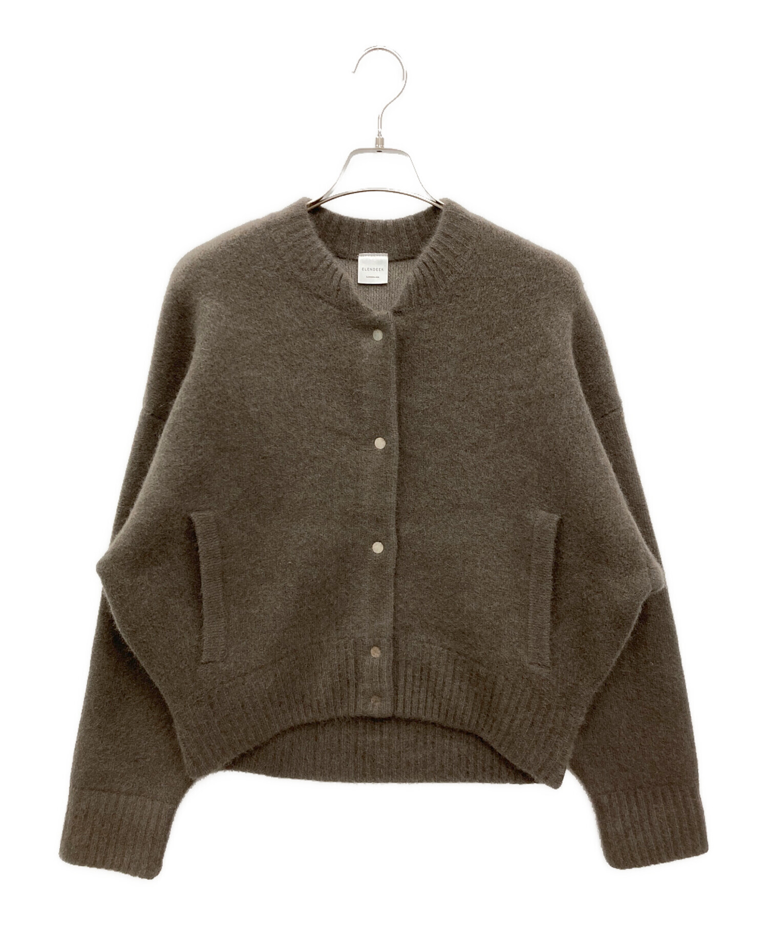 未使用 ELENDEEK エレンディーク 中古・古着通販】ELENDEEK (エレンディーク) CN RACCOON MIX BZ グレー