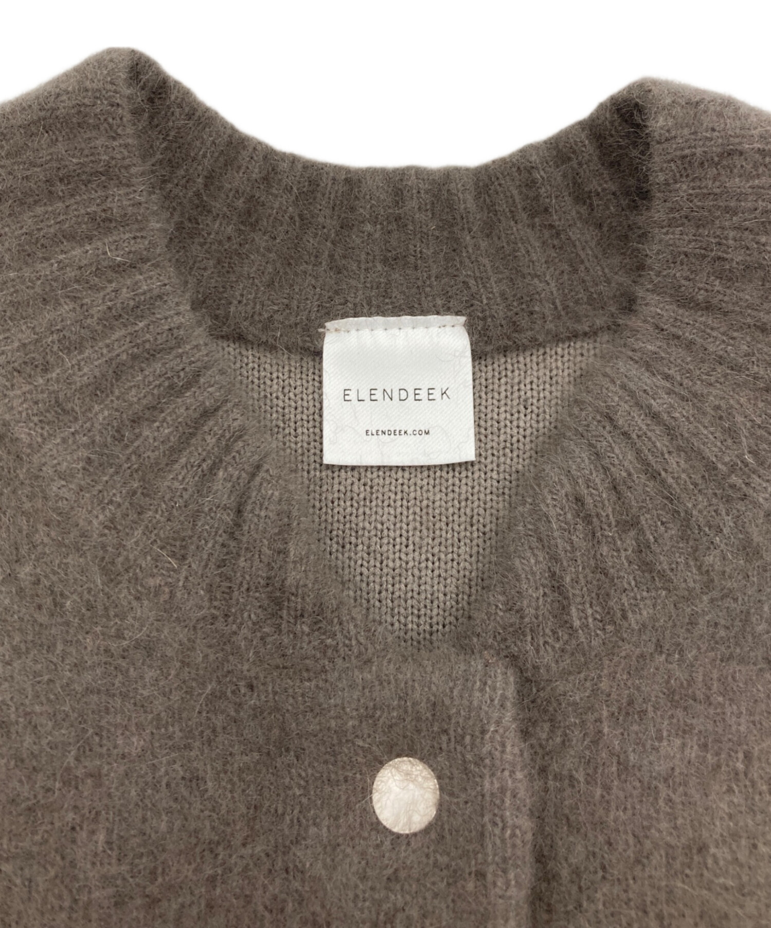 中古・古着通販】ELENDEEK (エレンディーク) CN RACCOON MIX BZ グレー