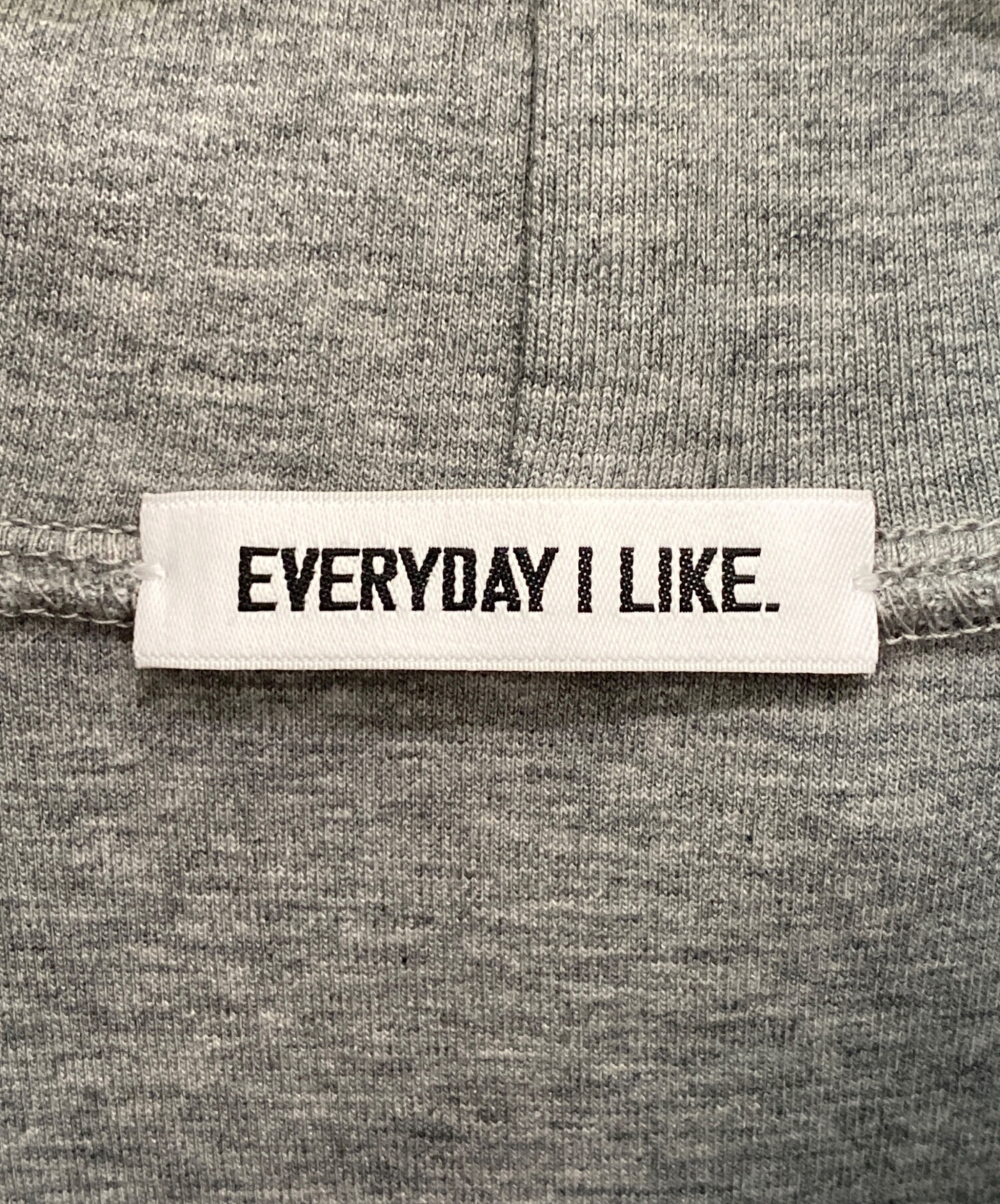 EVERYDAY I LIKE. Oversized フーディー グレー 中古・古着通販】EVERYDAY I LIKE. (エヴリデイ アイ ライク