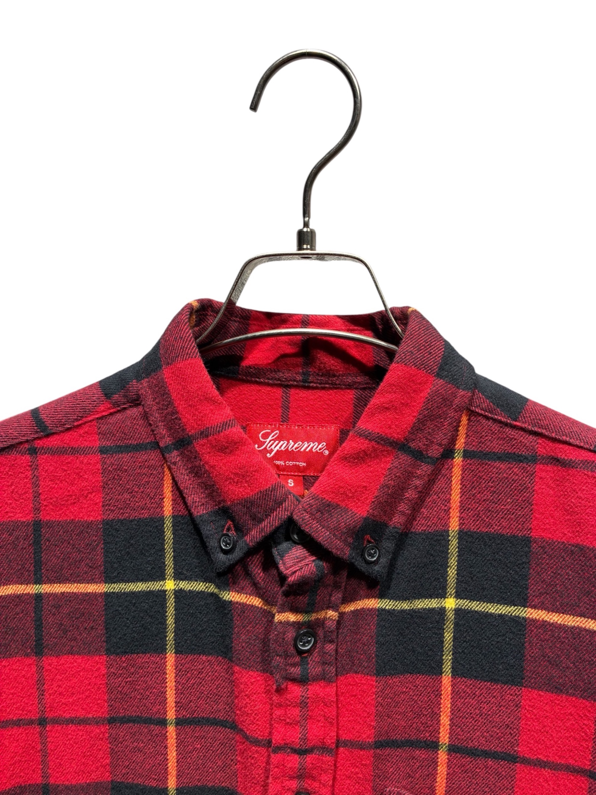 中古・古着通販】SUPREME (シュプリーム) Tartan Flannel Shirt レッド