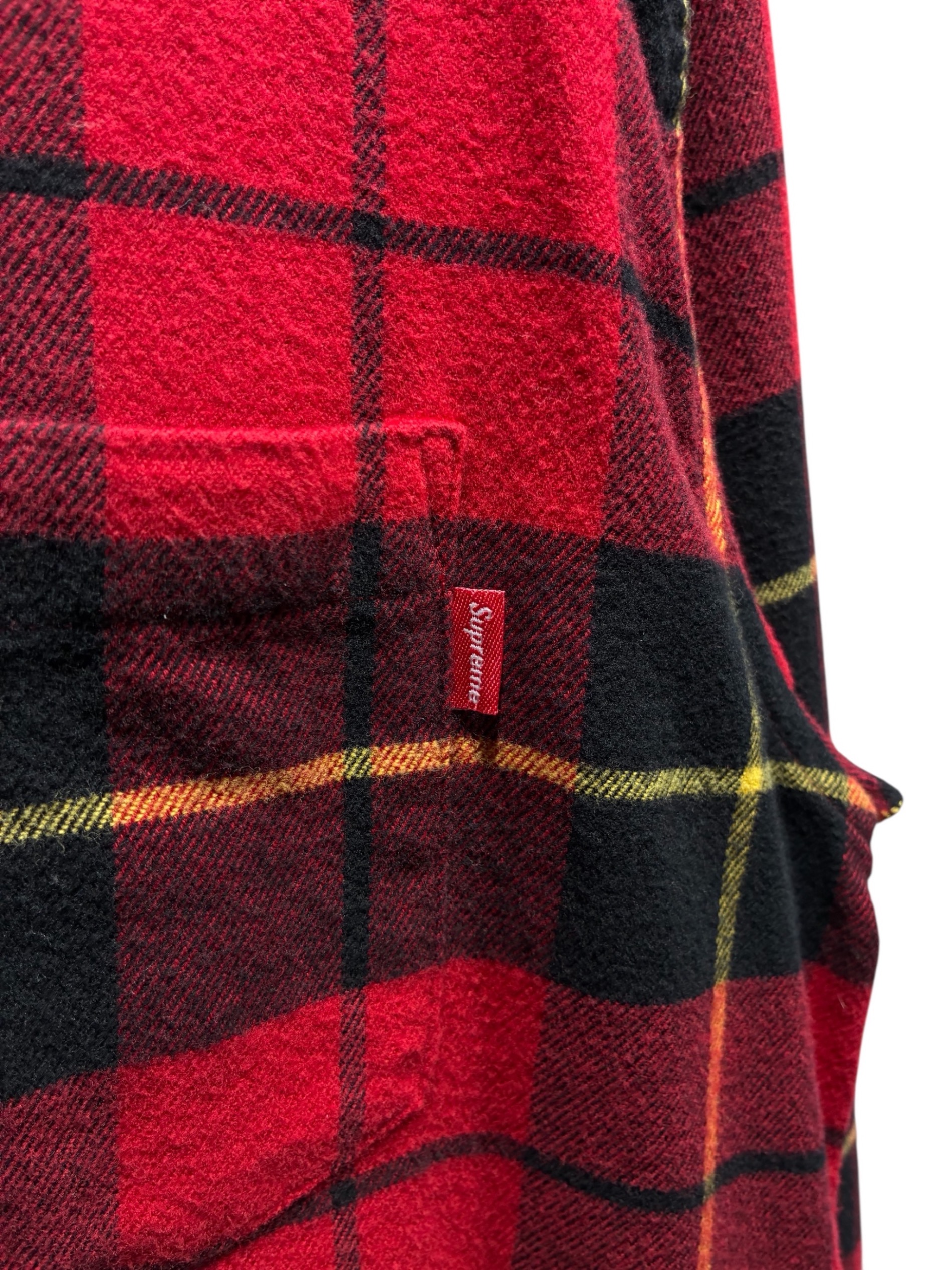 中古・古着通販】SUPREME (シュプリーム) Tartan Flannel Shirt レッド