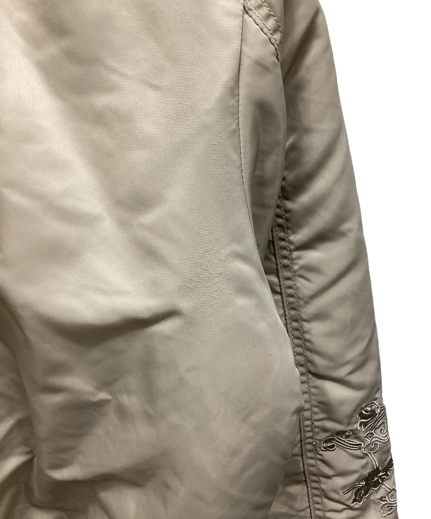 中古・古着通販】juemi (ジュエミ) MA-1ジャケット ベージュ サイズ:M 