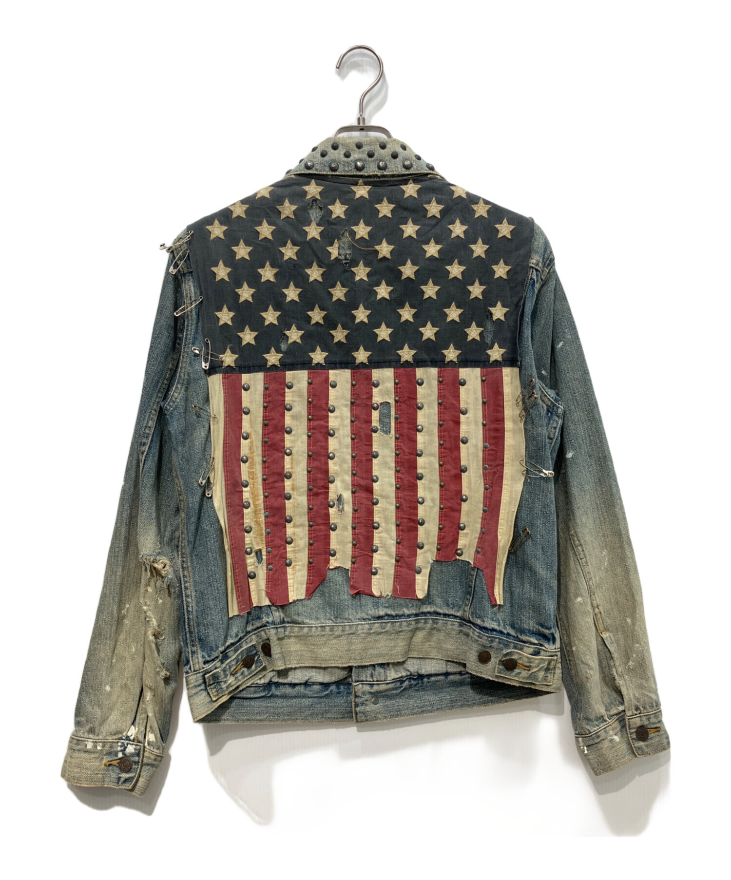 DENIM & SUPPLY ラルフローレン ダメージ 星条旗 デニムジャケット 中古・古着通販】DENIM & SUPPLY RALPH LAUREN (デニム＆サプライ