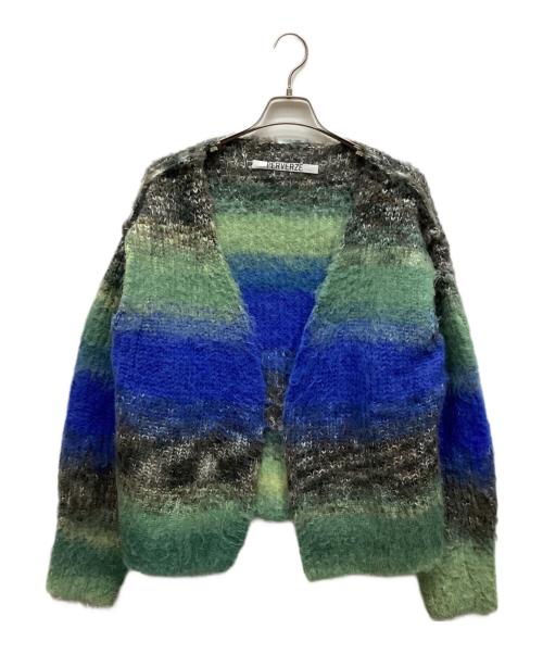 トップス perverze Gradient Stripe Wide Cardigan 中古・古着通販】PERVERZE (パーバーズ) Gradient Stripe Wide