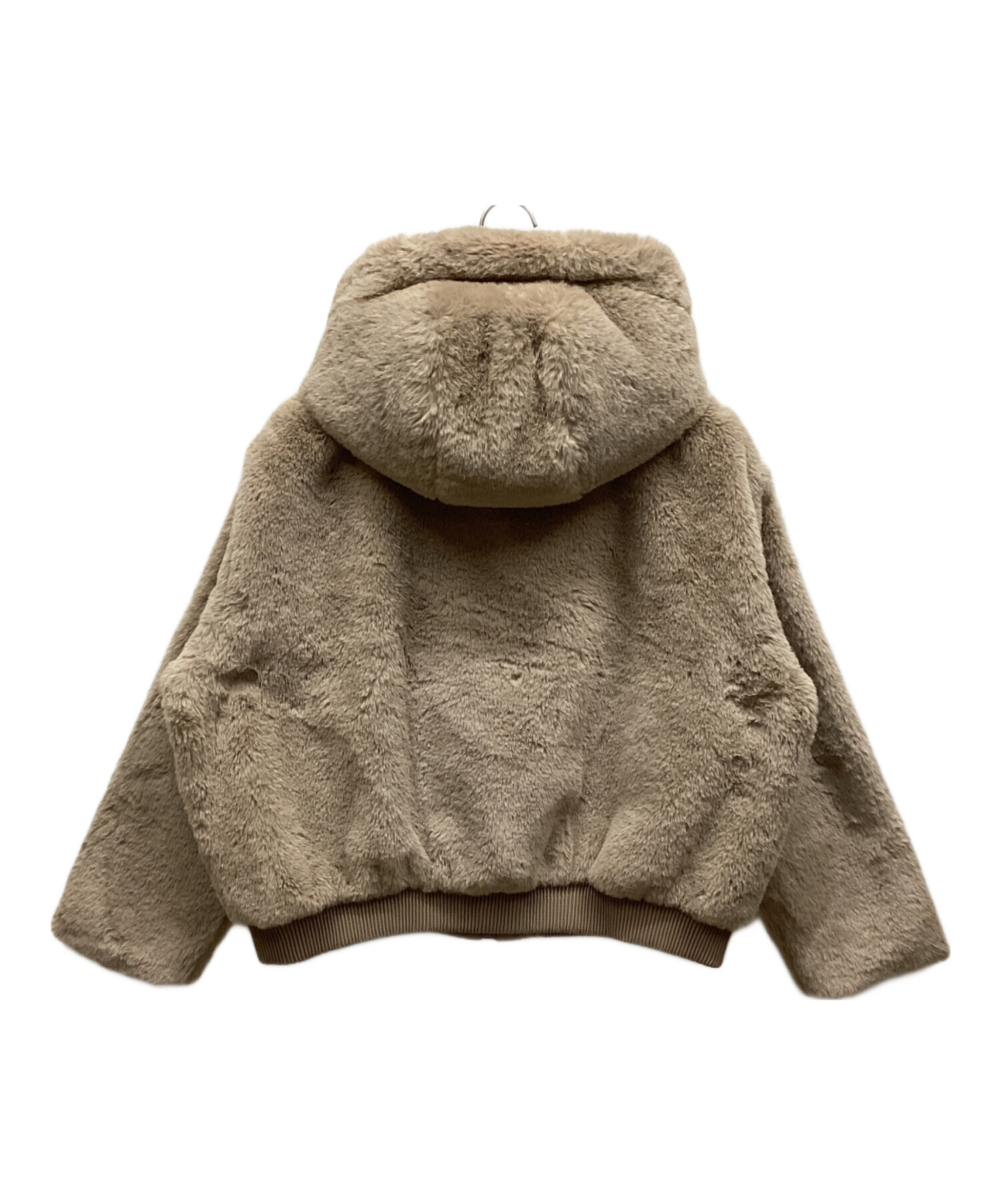 中古・古着通販】ZARA (ザラ) ボアパーカー ベージュ サイズ:34