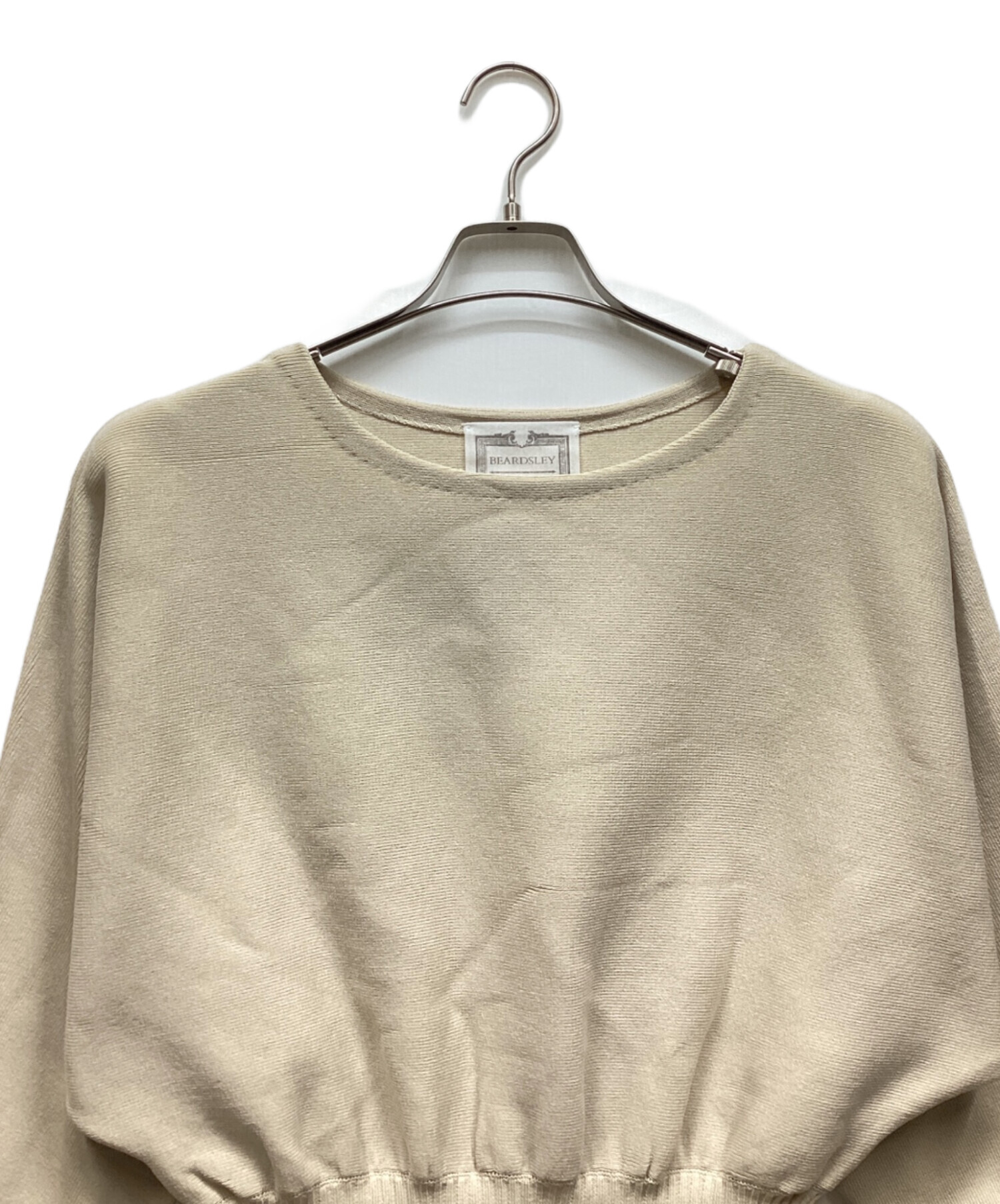 中古・古着通販】BEARDSLEY (ビアズリー) 裾フリルニット ベージュ