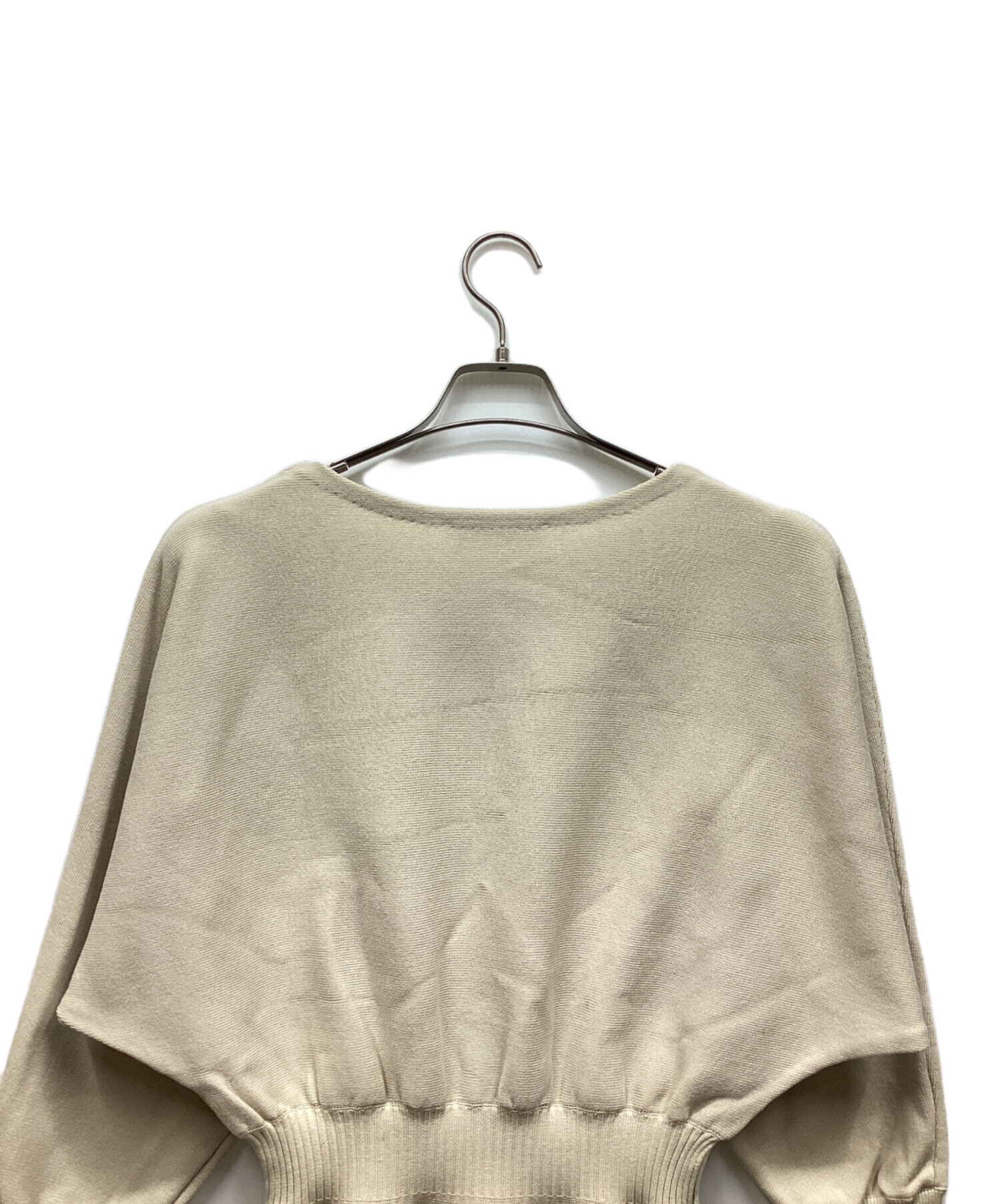 中古・古着通販】BEARDSLEY (ビアズリー) 裾フリルニット ベージュ