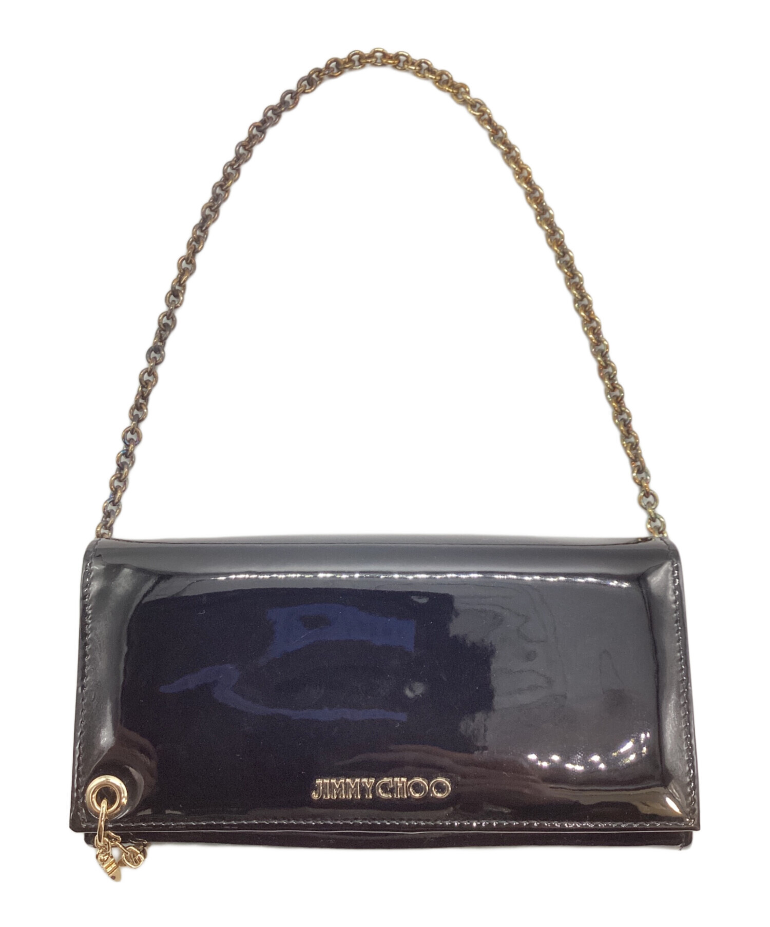 新品未使用 ジミーチュウ グリッター チェーンウォレット ショルダーバッグ 中古・古着通販】JIMMY CHOO (ジミーチュウ) チェーンウォレットバッグ