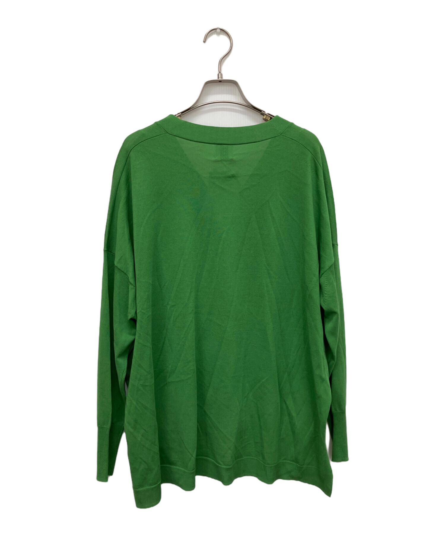 Spick and Span スピックアンドスパン カーディガン -(M位) 緑 【古着】【中古】 中古・古着通販】Spick and Span (スピック＆スパン) シルキーヤーン