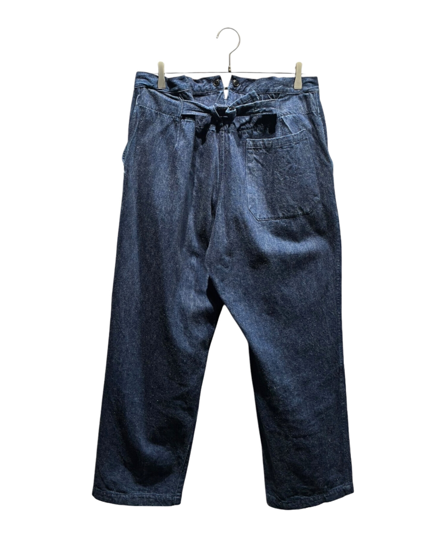 中古・古着通販】COMOLI (コモリ) デニムオーバーパンツ インディゴ 