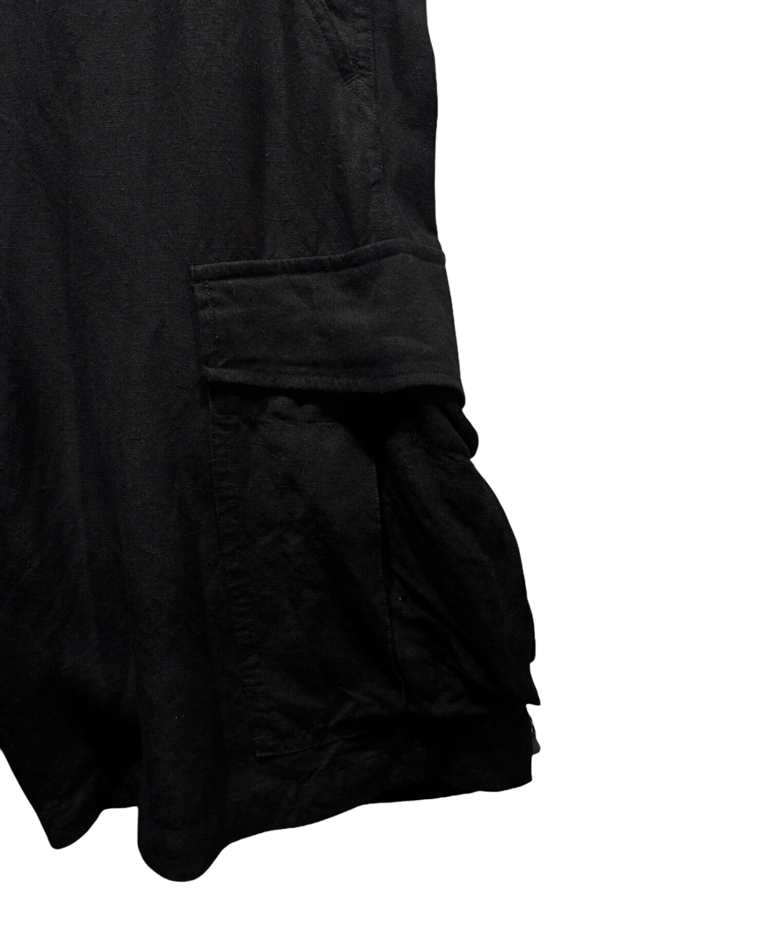 COMOLI ヴィスコースリネン　B.D.Uショーツ COMOLI / コモリ | ヴィスコースリネン B.D.Uショーツ - Black | 通販