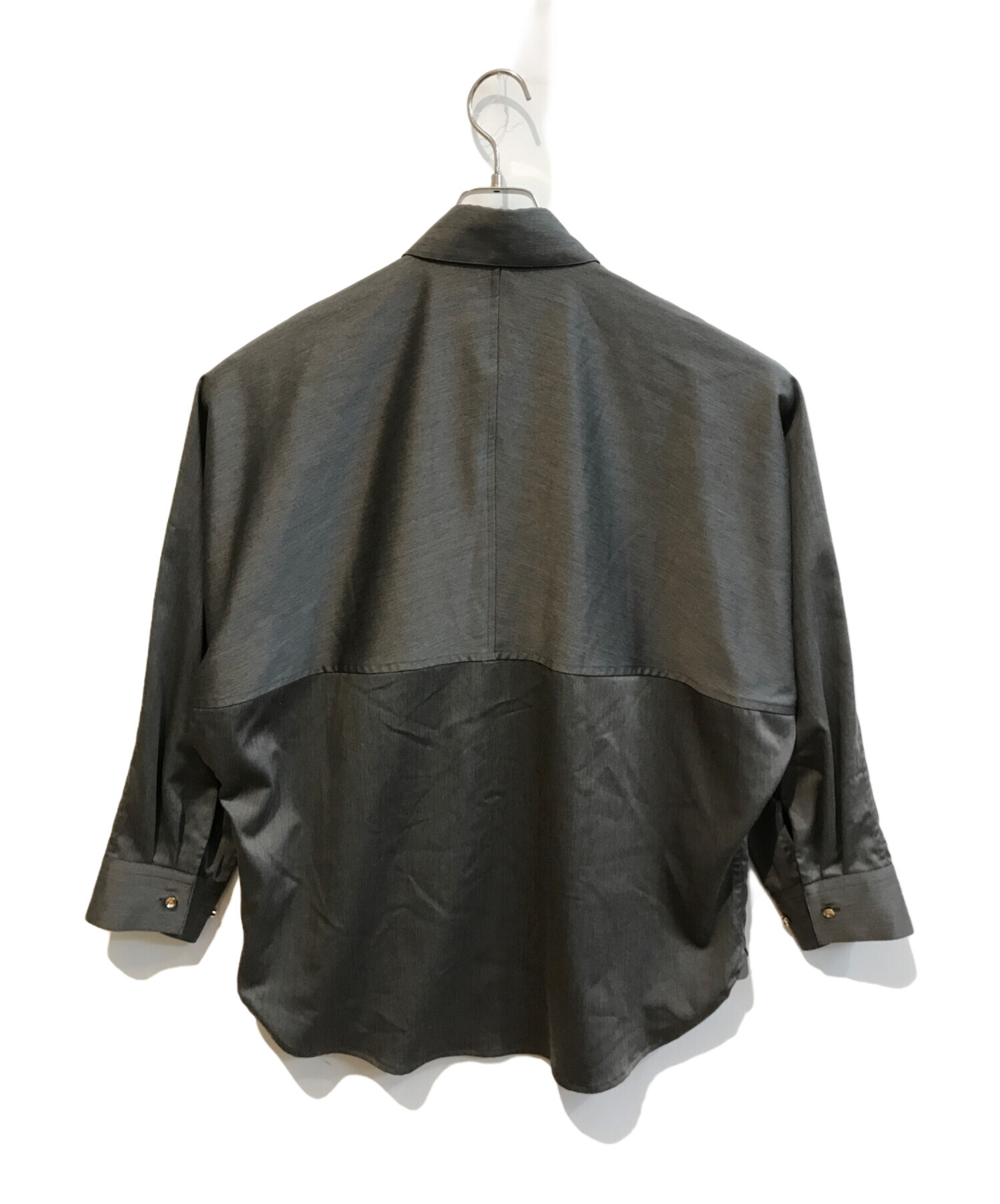 中古・古着通販】Loungedress (ラウンジドレス) サテンBIGシャツ 