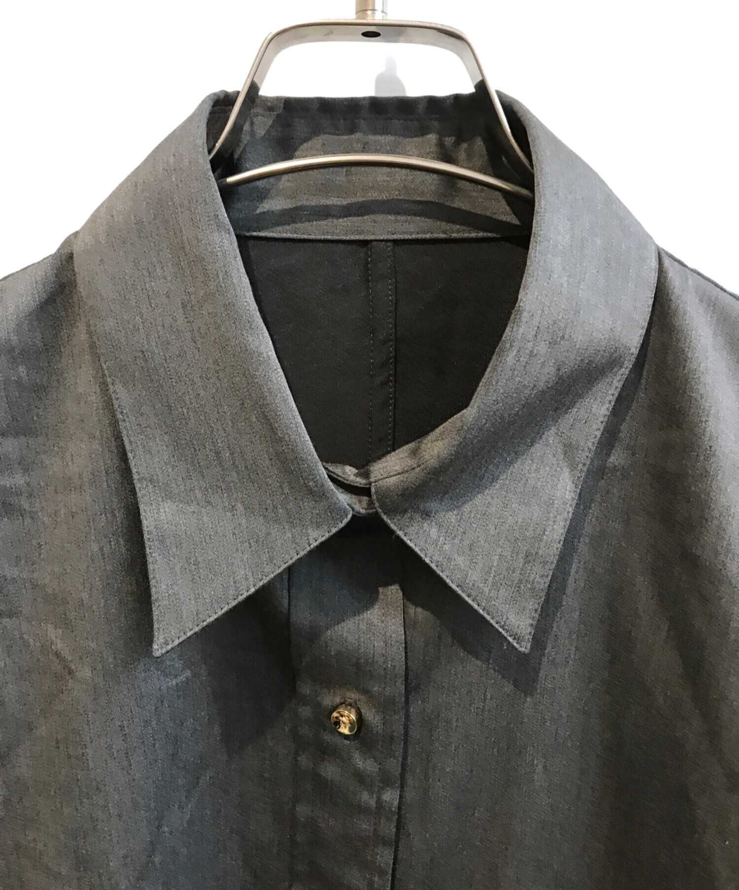 中古・古着通販】Loungedress (ラウンジドレス) サテンBIGシャツ 