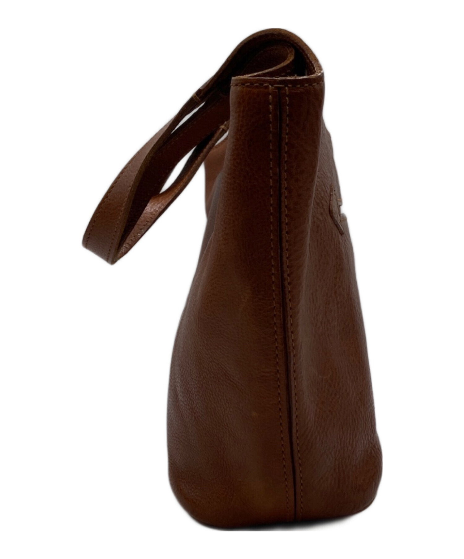 中古・古着通販】genten (ゲンテン) レザートートバッグ ブラウン