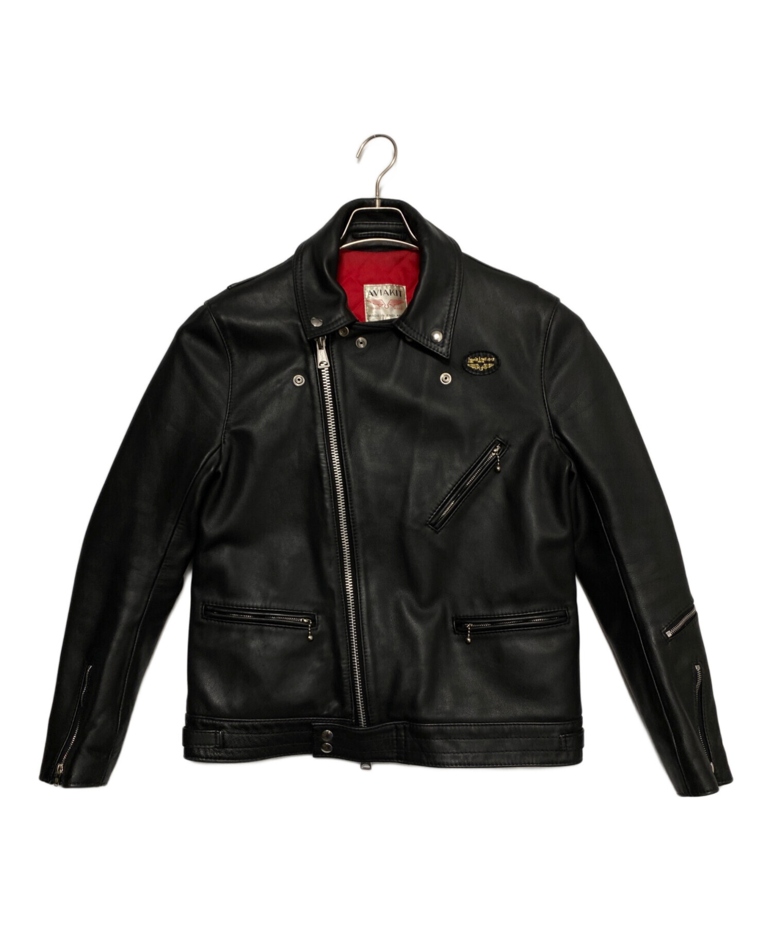 Lewis Leathers ルイスレザー サイクロン ベジカウ ブラック 42 Lewis Leathers - ルイスレザー サイクロンタイトフィット ベジカウ 42