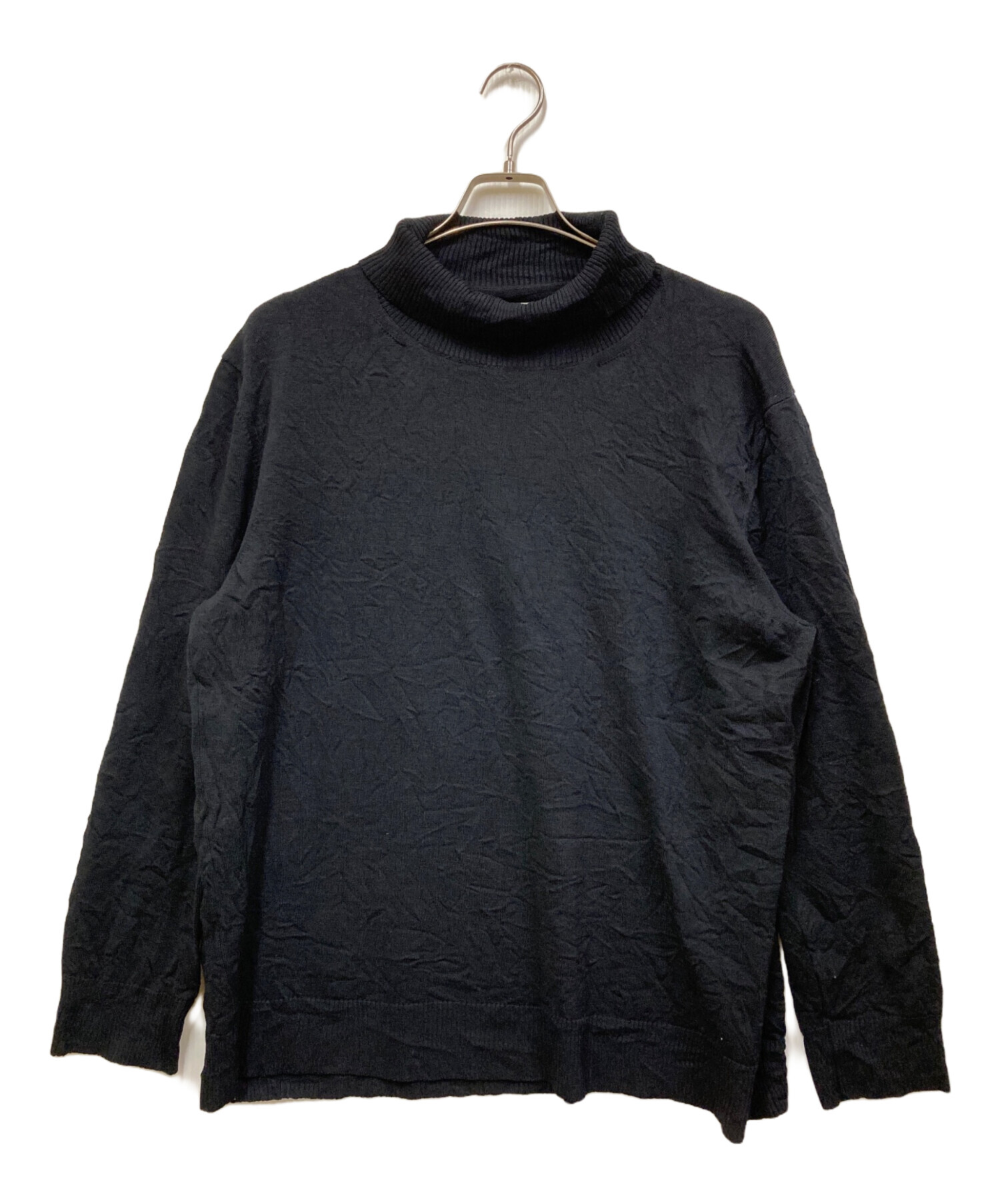 nahyat ナヤット　ニット　タートルネック 中古・古着通販】NAHYAT (ナヤット) タートルネックニット ネイビー